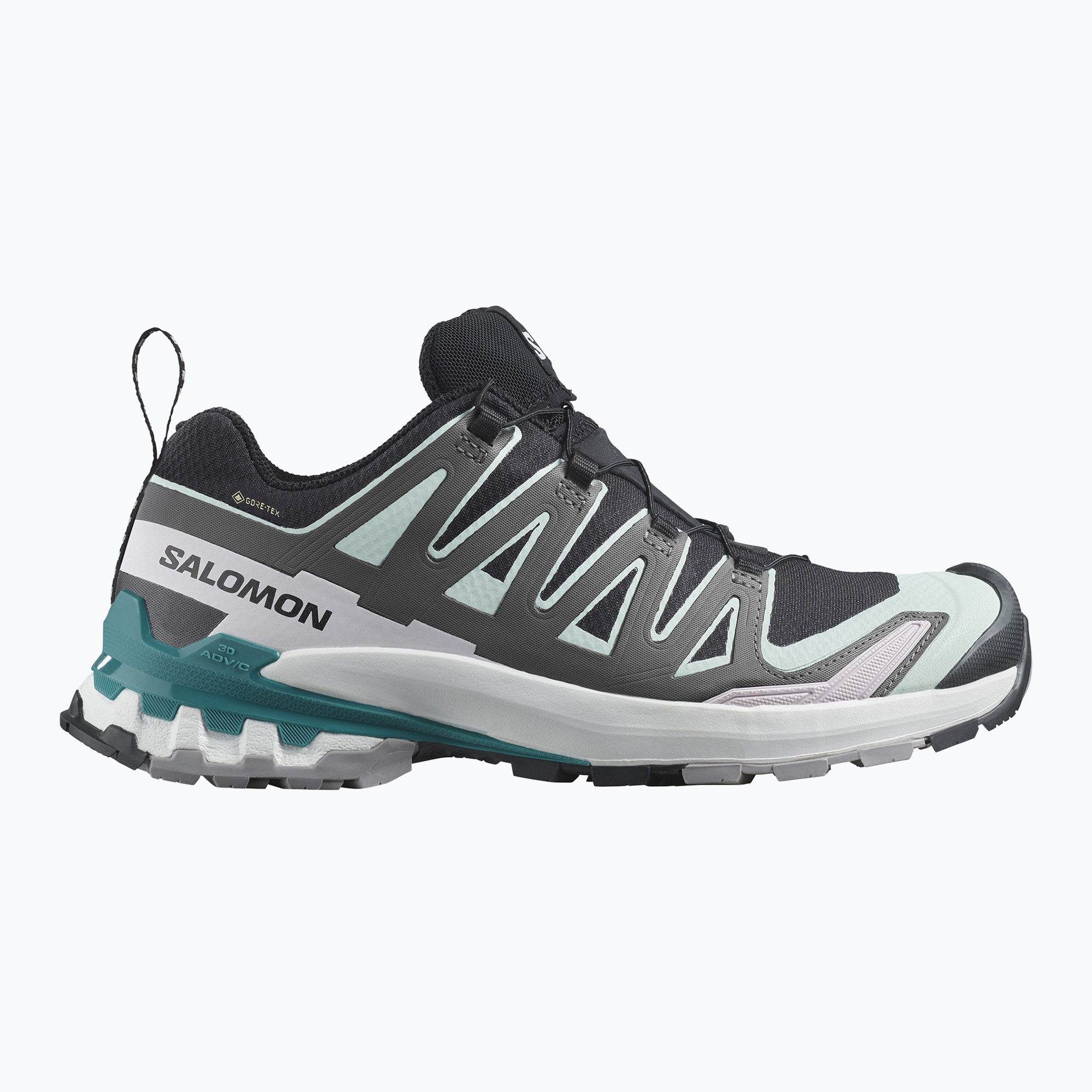 Dámske bežecké topánky Salomon XA Pro 3D V9 GTX black/bleached aqua/harbor blue (XA Pro 3D V9 GTX L47119100)
