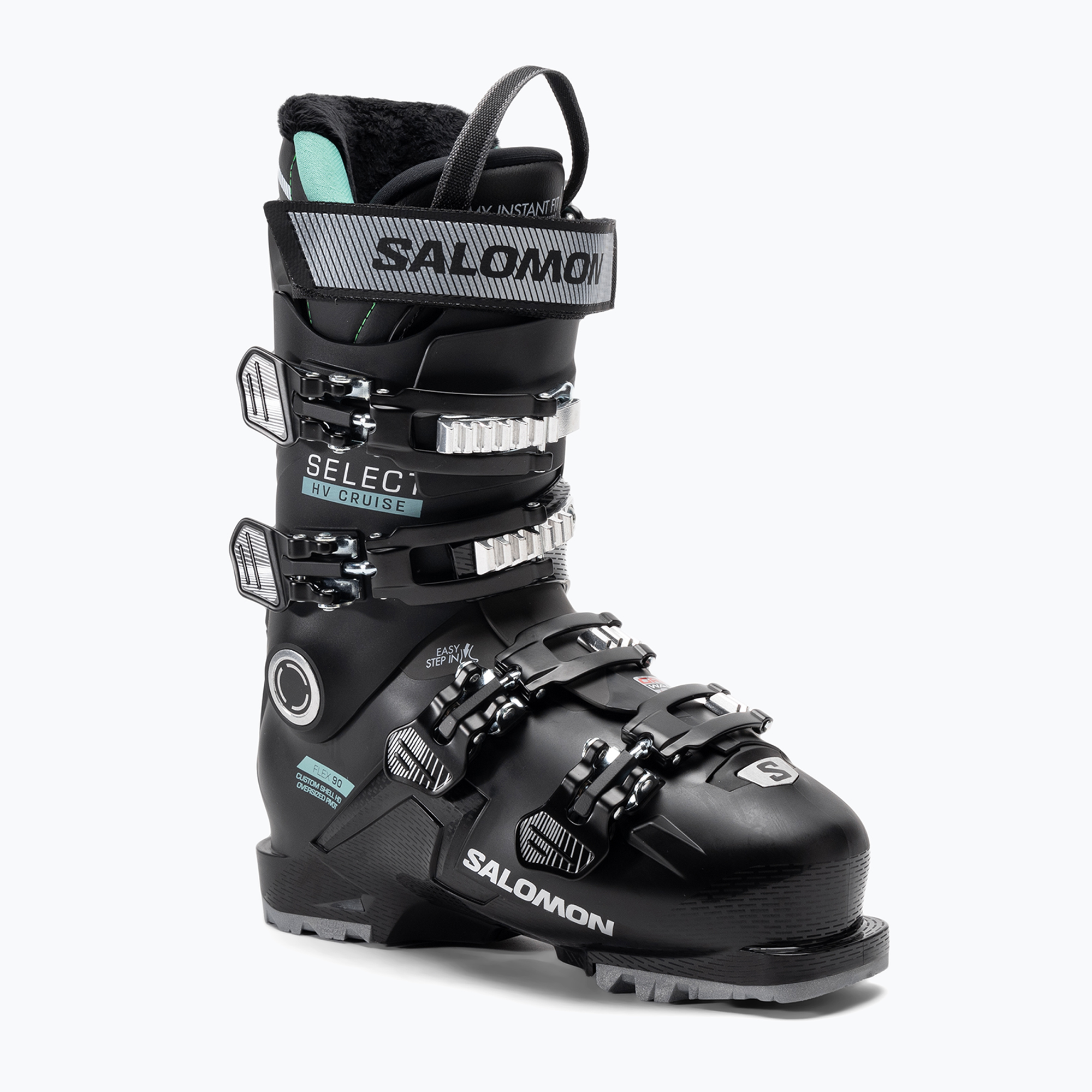 Dámske lyžiarske topánky Salomon Select HV Cruise 90 W GW black/beluga/silver (Select HV Cruise 90 W GW L47368200)