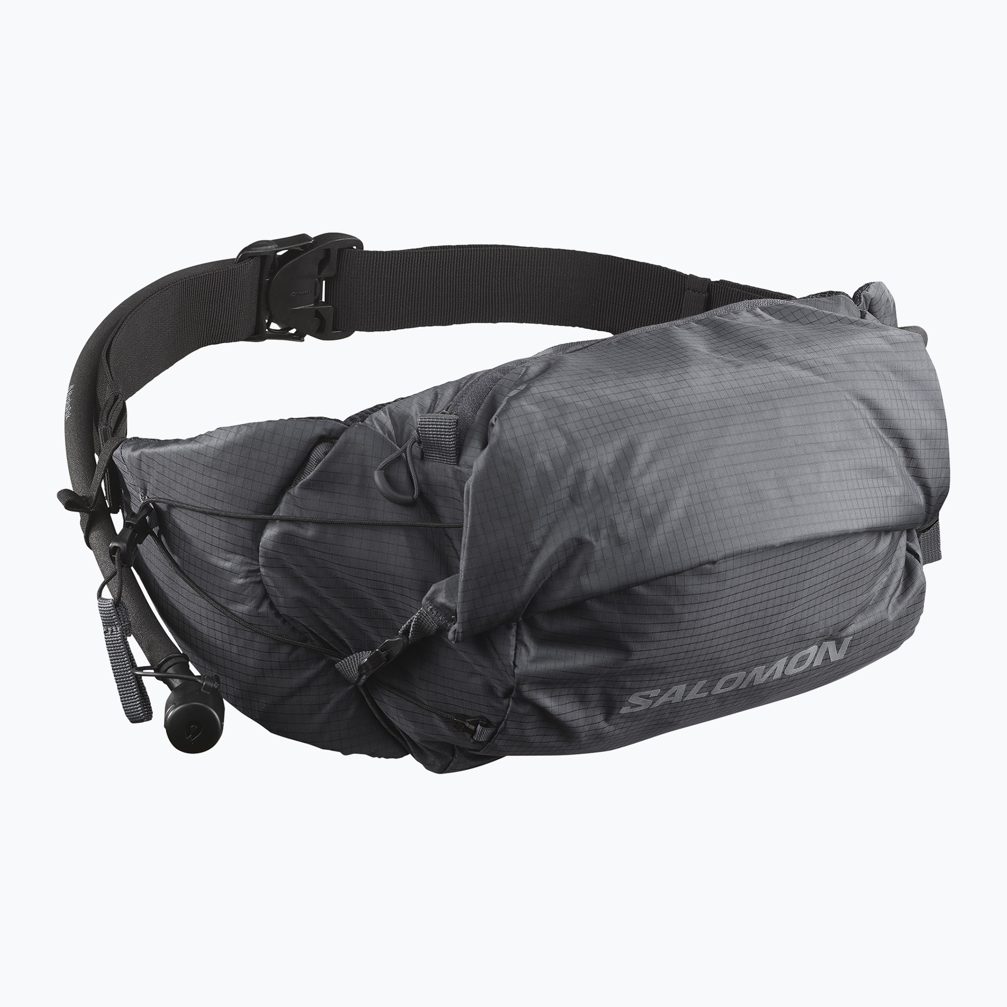 Bežecký opasok Salomon Cross Season Waist + bukłak 1l ebony/black (Cross Season Waist LC2093200)