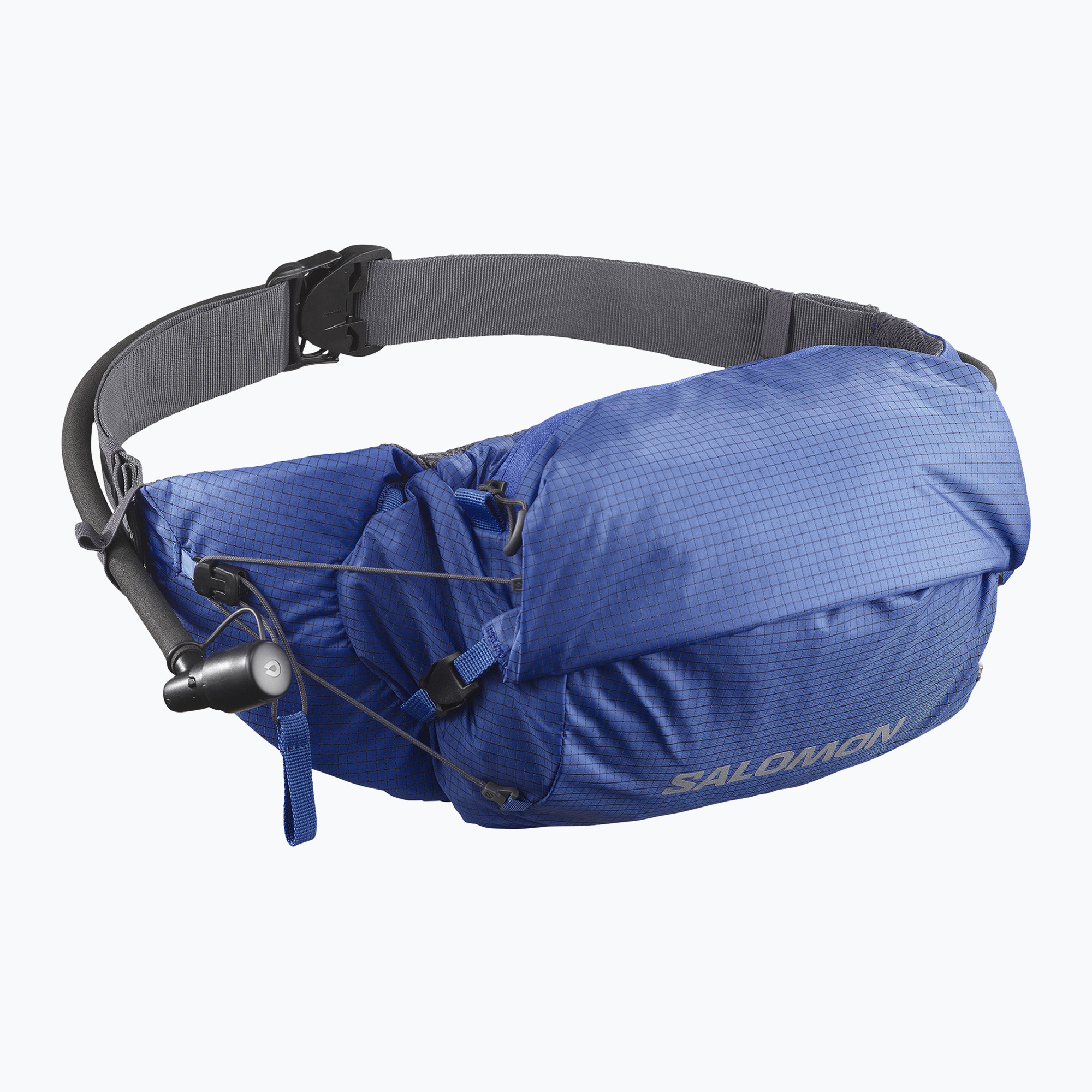 Bežecký opasok Salomon Cross Season Waist + bukłak 1l nautical blue/ebony (Cross Season Waist LC2093300)