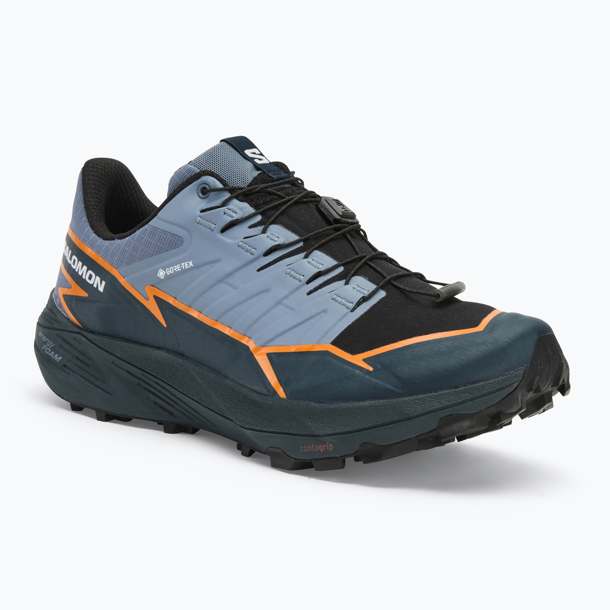 Pánska bežecká obuv Salomon Thundercross GTX flint stone/carbon/orange pepper (Thundercross GTX L47383100)