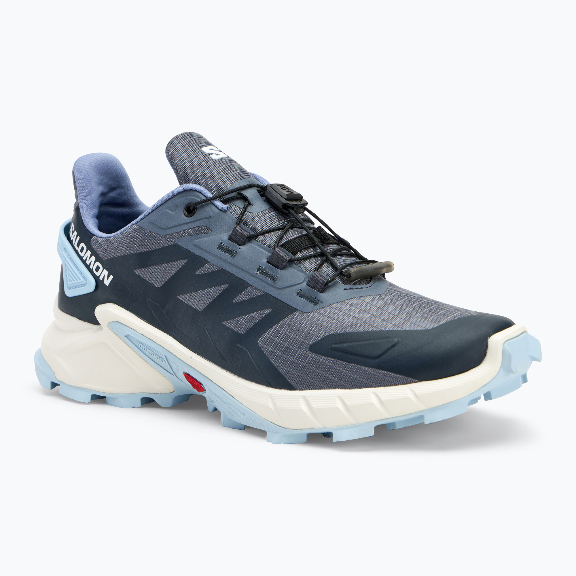 Dámska bežecká obuv Salomon Supercross 4 grisaille/white/cashmere blue (Supercross 4 L47461700)