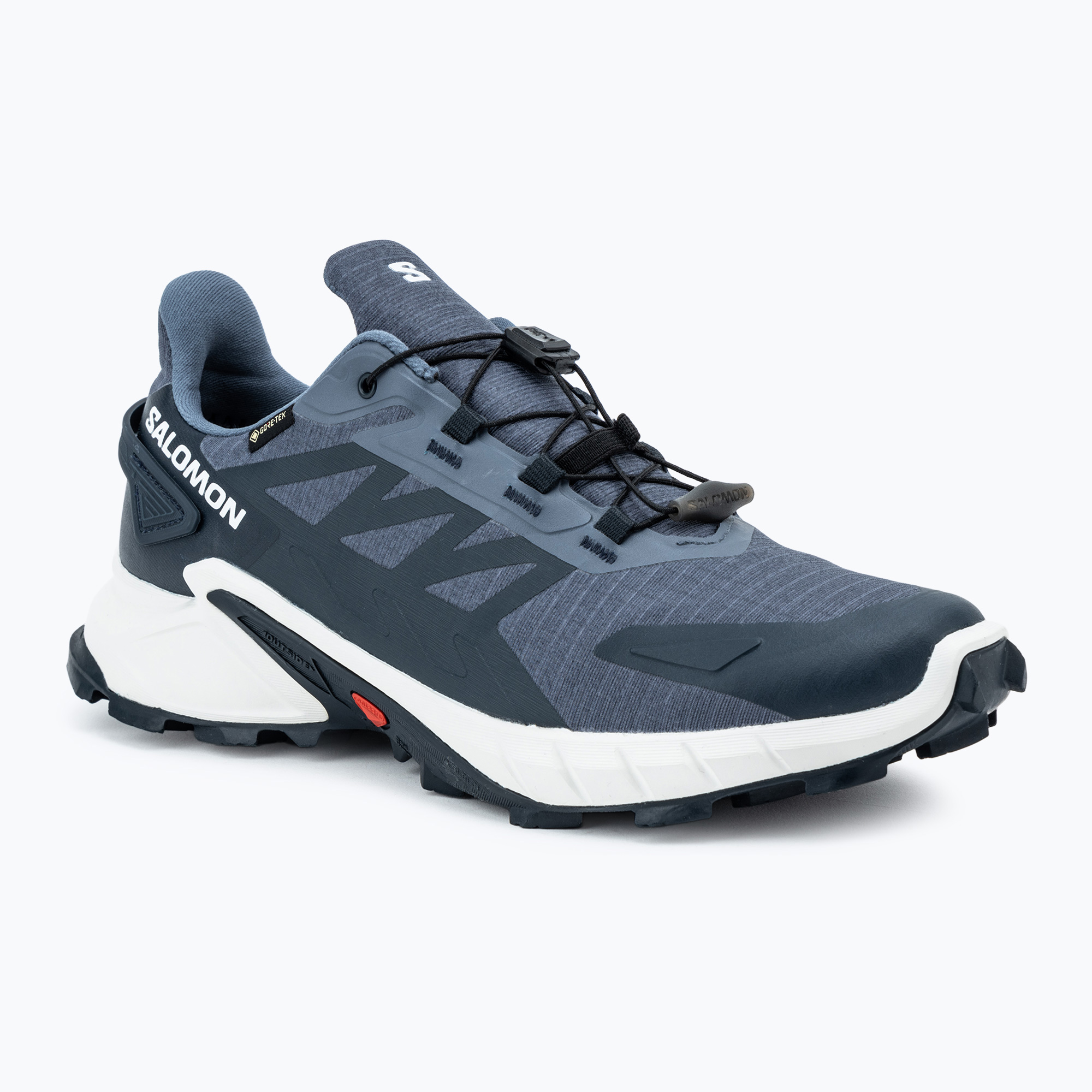 Pánska bežecká obuv Salomon Supercross 4 GTX grisaille/white/carbon (Supercross 4 GTX L47462300)