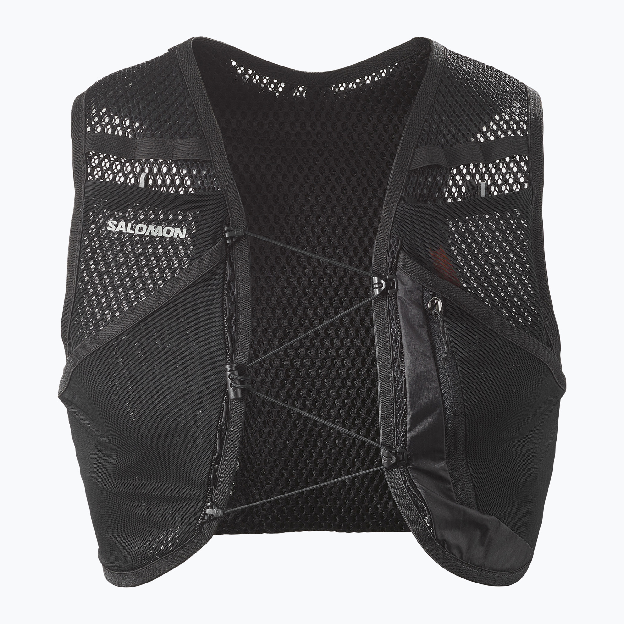 Bežecká vesta Salomon Active Skin 4 No Flasks black/metal (Active Skin 4 No Flasks LC2205400)