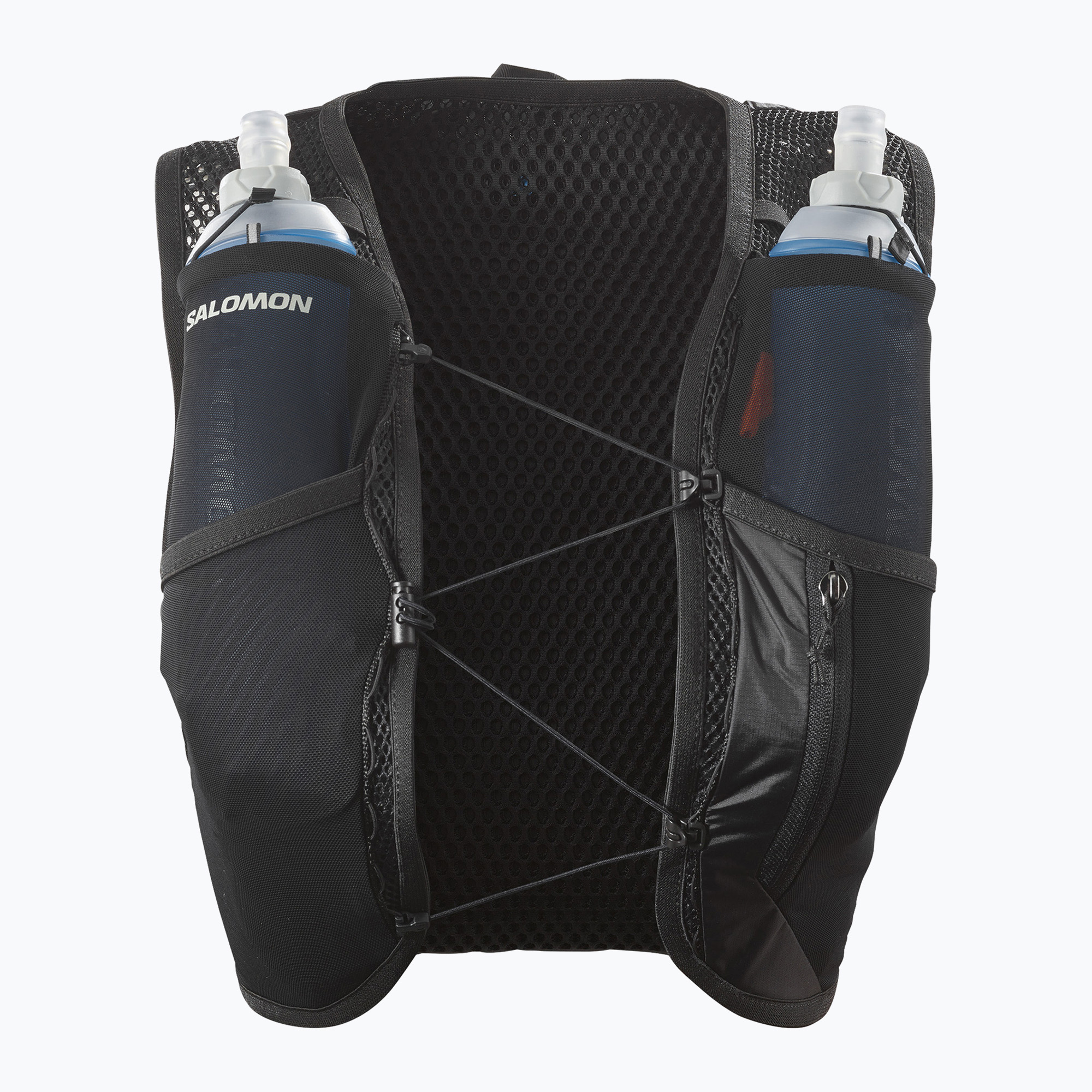 Dámska bežecká vesta Salomon Active Skin 4 black/metal (Active Skin 4 Set LC2178800)