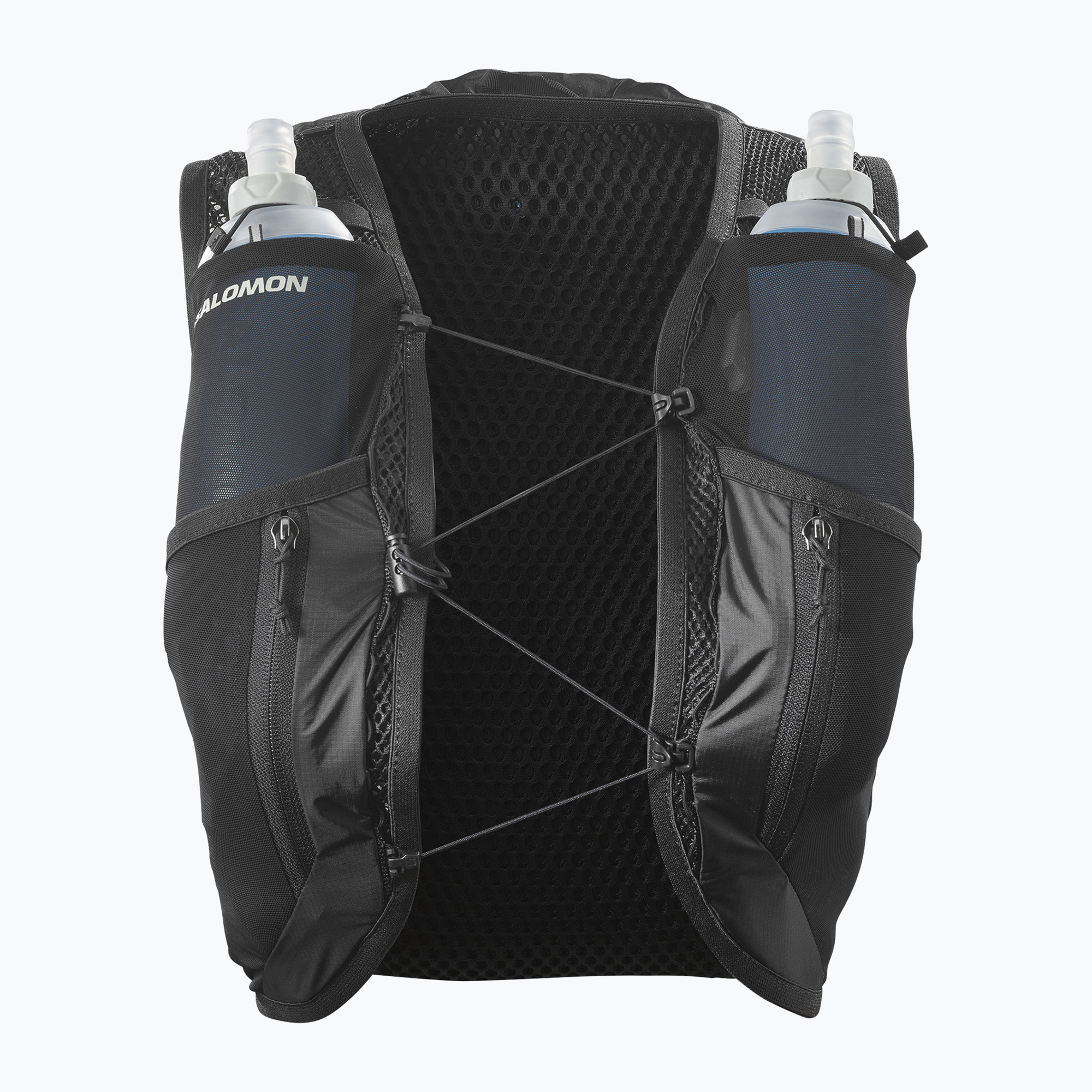 Dámska bežecká vesta Salomon Active Skin 12 Set black/metal (Active Skin 12 Set LC2178600)