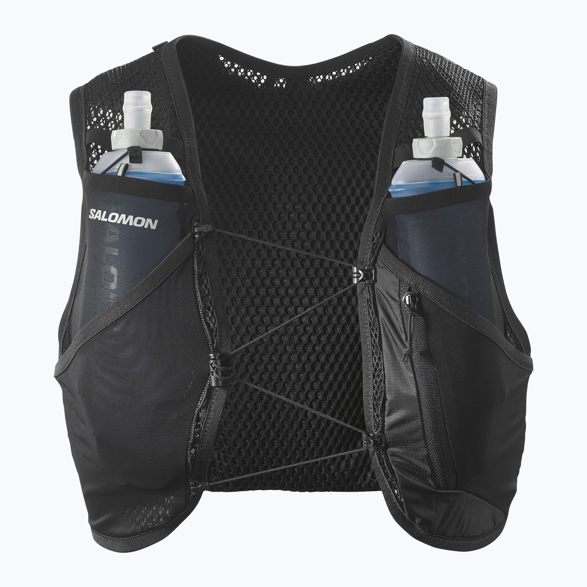 Bežecká vesta Salomon Active Skin 4 set čierna/metal (Active Skin 4 Set LC2178200)