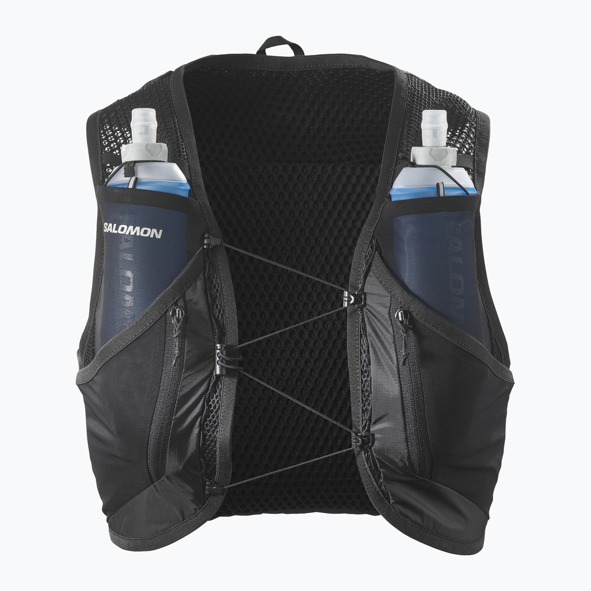 Bežecká vesta Salomon Active Skin 12 Set black/metal (Active Skin 12 Set LC2177400)