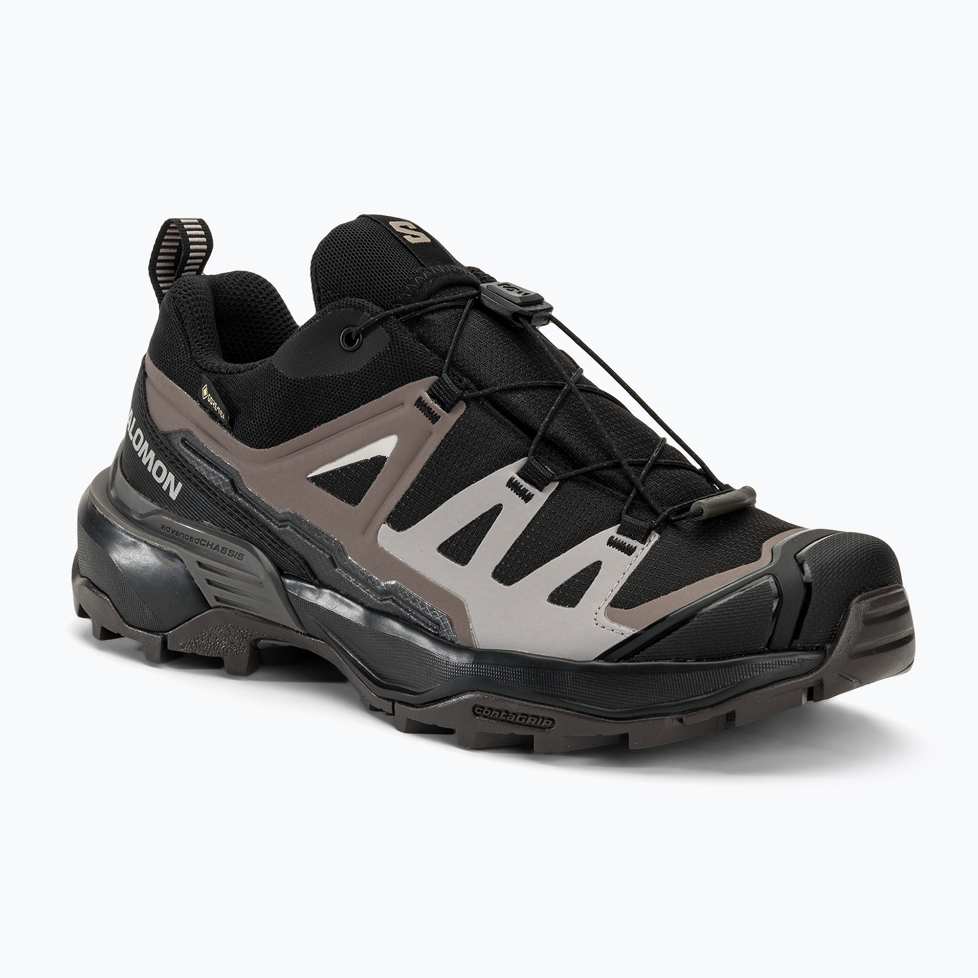 Dámske turistické topánky Salomon X Ultra 360 GTX black/plum kitten/shale (X Ultra 360 GTX L47449200)