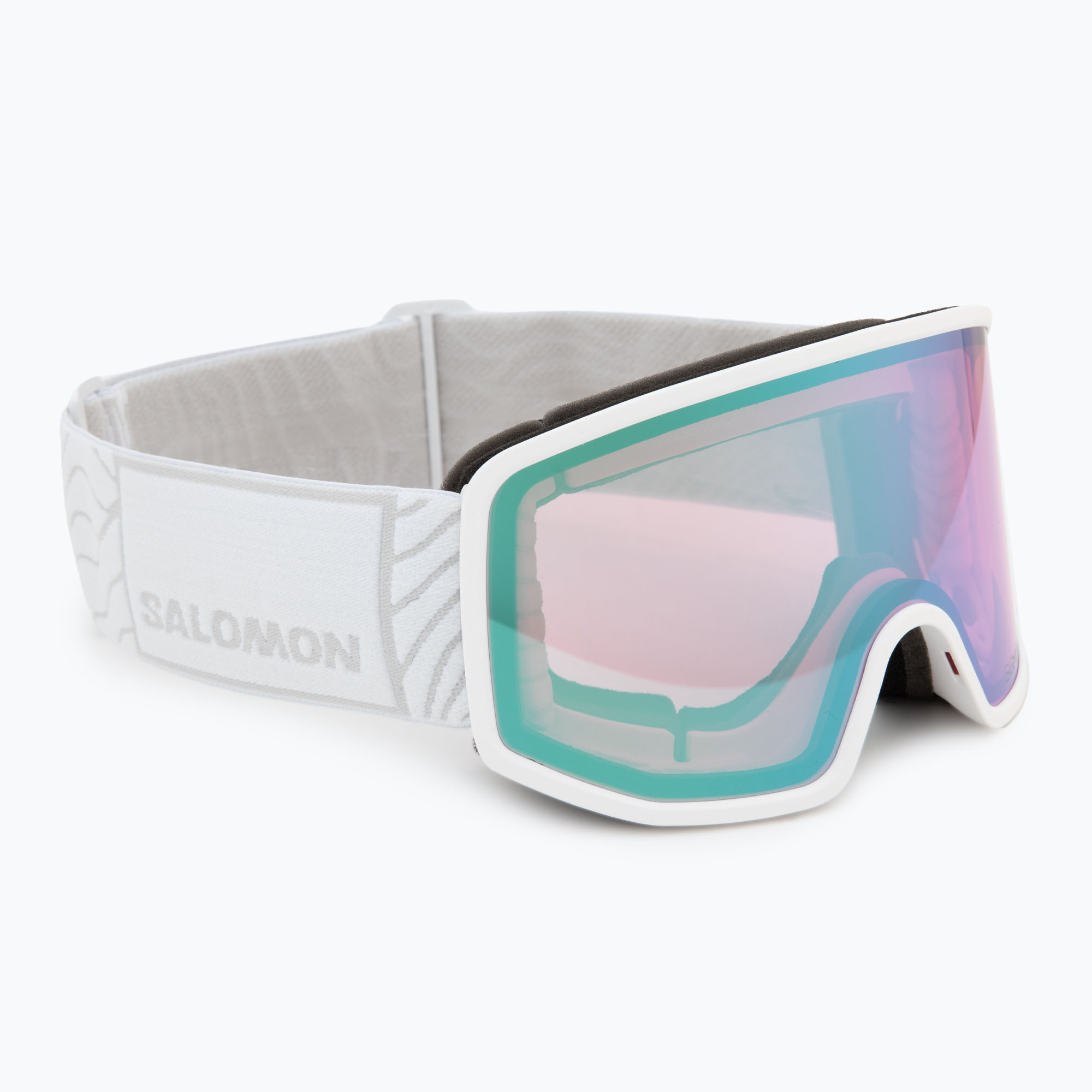 Lyžiarske okuliare Salomon Sentry Pro S Sigma white/silver pink
