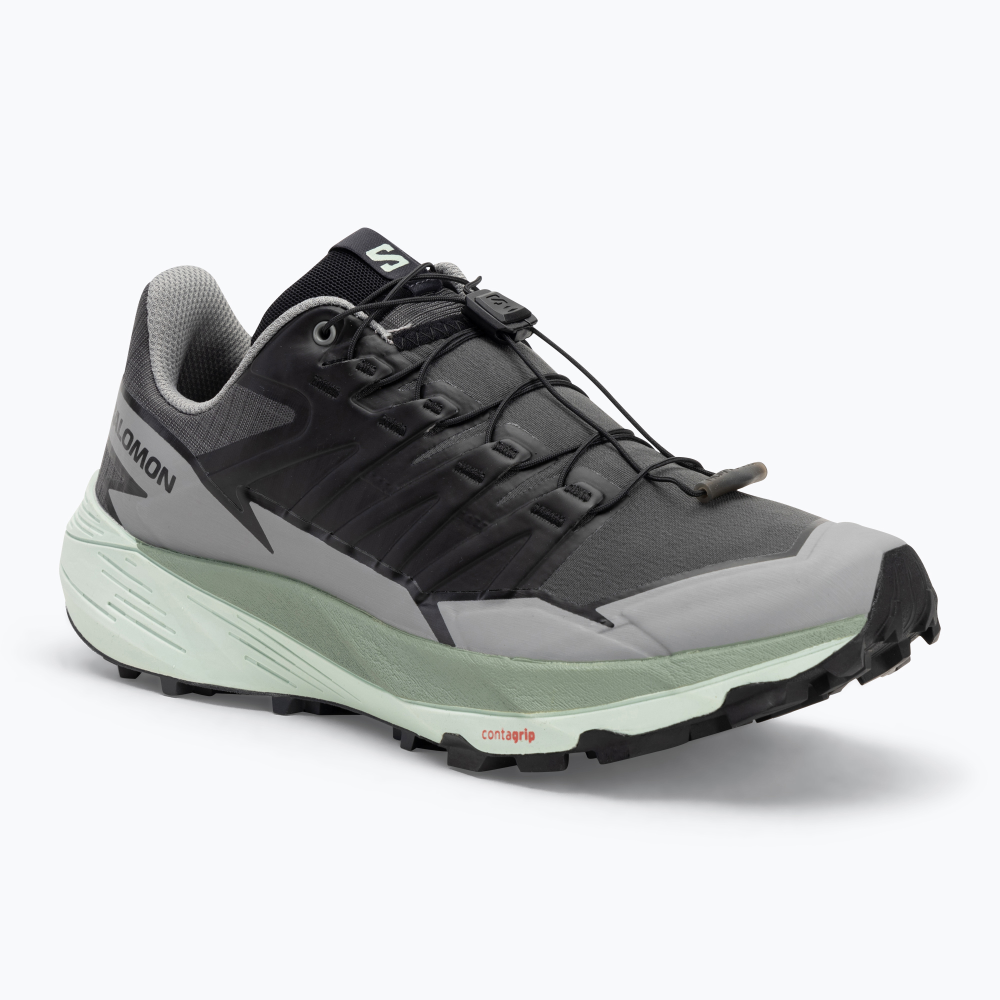 Pánske bežecké topánky Salomon Thundercross asphalt/sharkskin/spray (Thundercross L47560800)