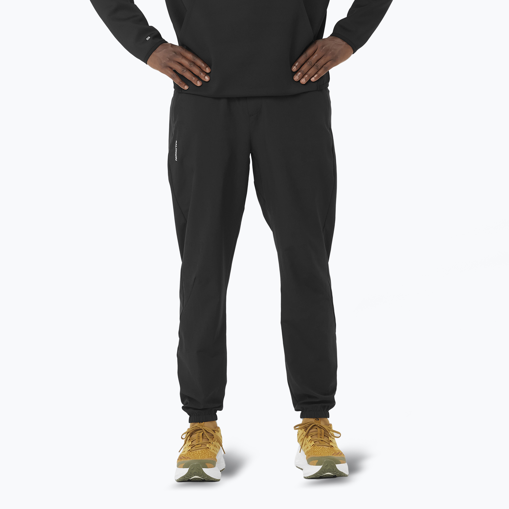 Pánske bežecké nohavice Salomon SHAKEout Core deep black (SHKout Core LC2423100)