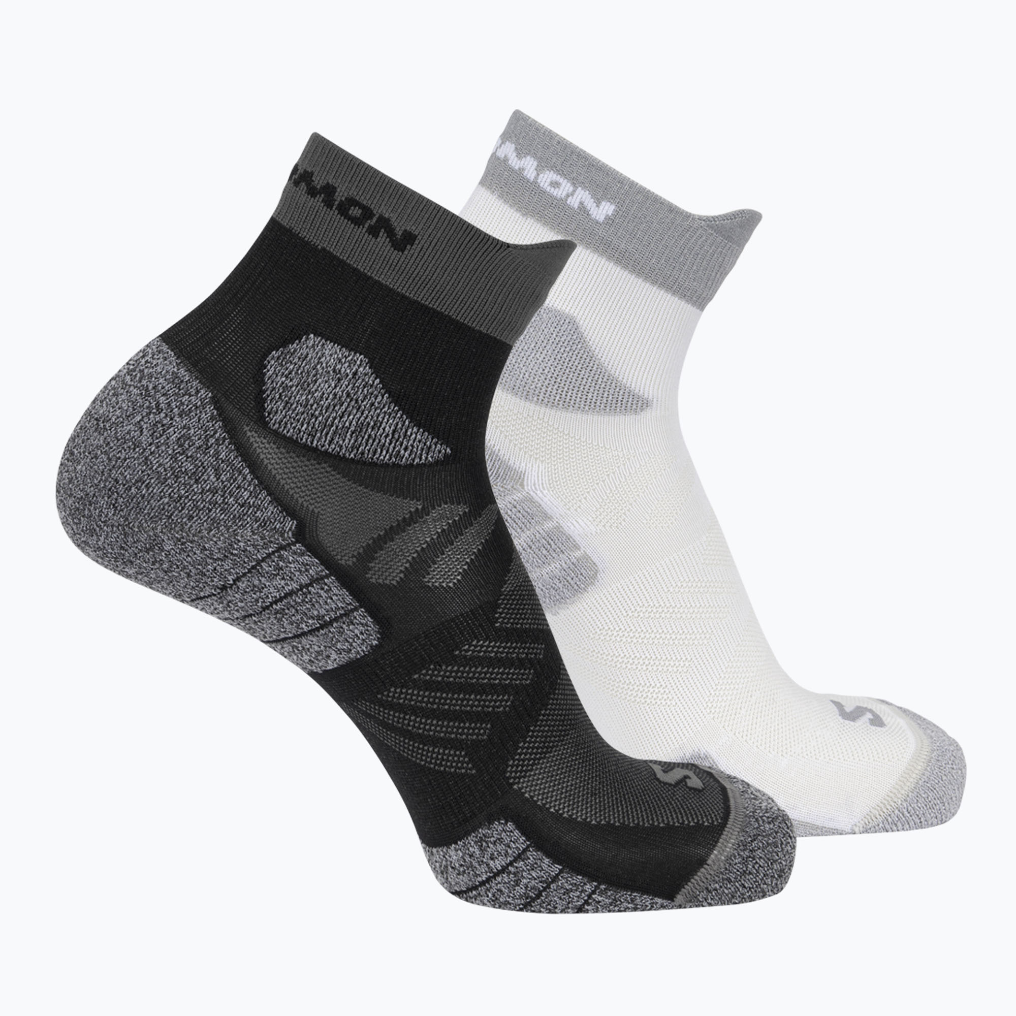 Ponožky Salomon Aero Ankle 2 pary white/black (Aero Ankle 2-Pack LC262700058)