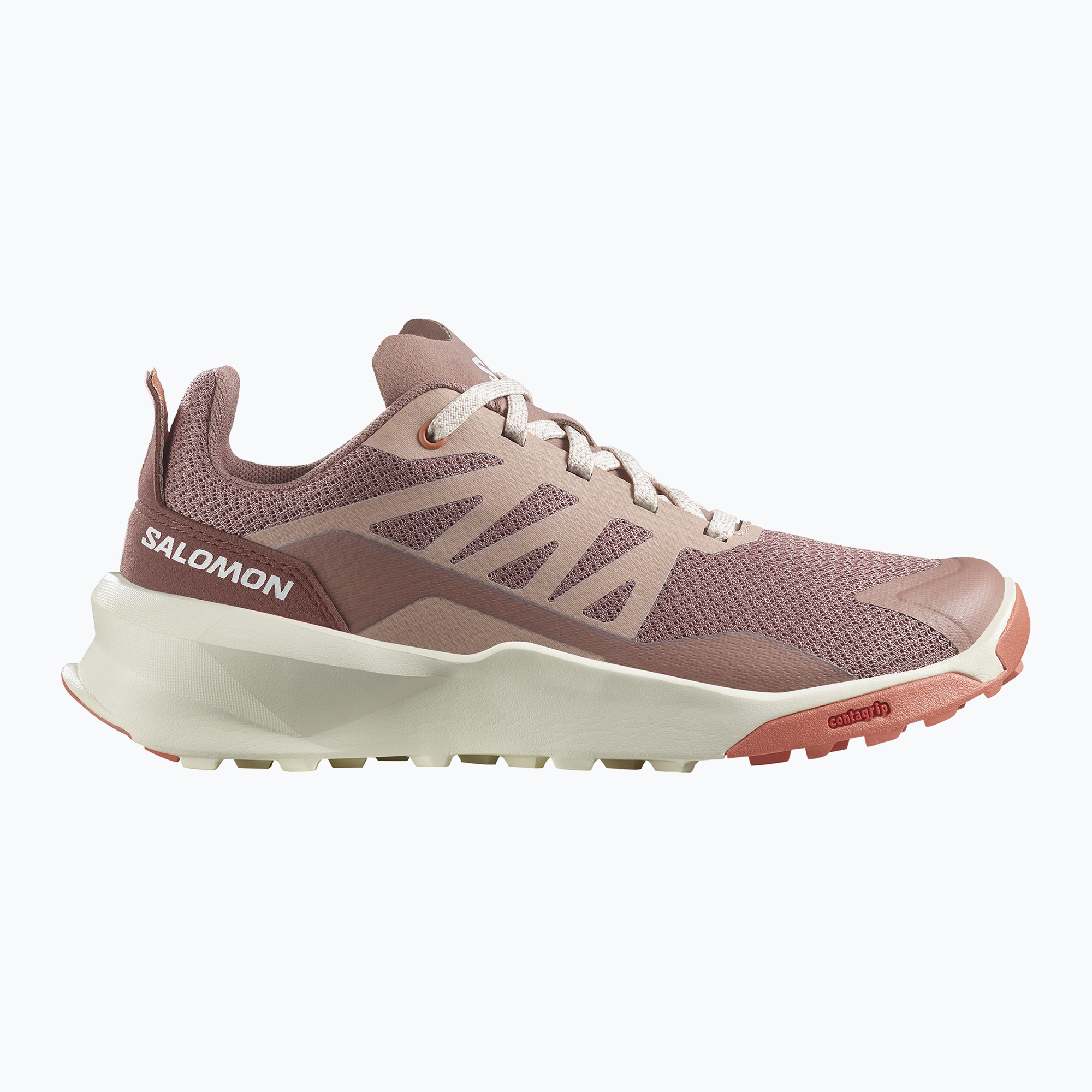 Detská turistická obuv Salomon Patrol burlwood/vanilla ice/emberglow (Patrol L47735100)