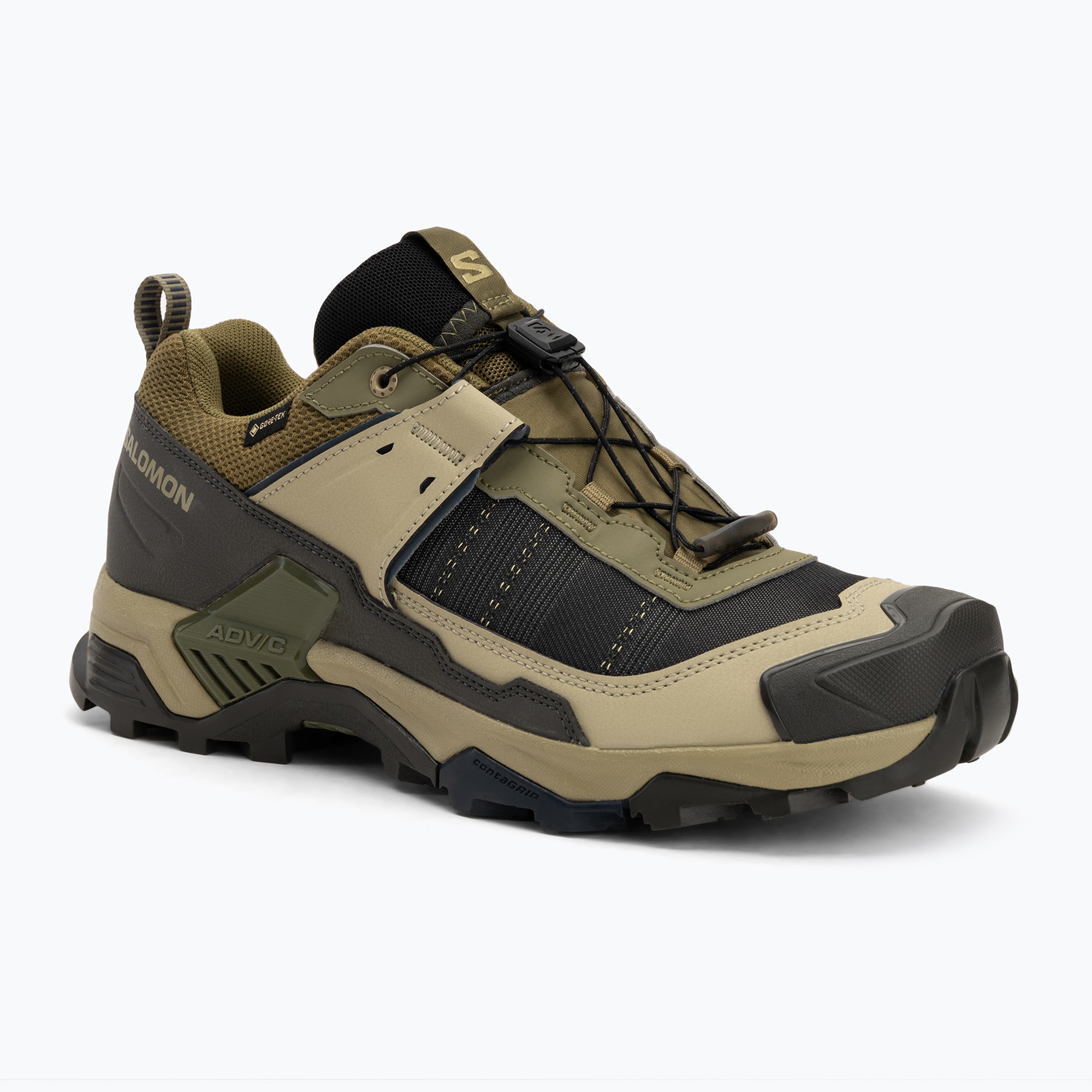 Pánske trekové topánky Salomon X ULTRA 5 GTX martini olive / gray green / blue nights (X ULTRA 5 GTX L47725800)