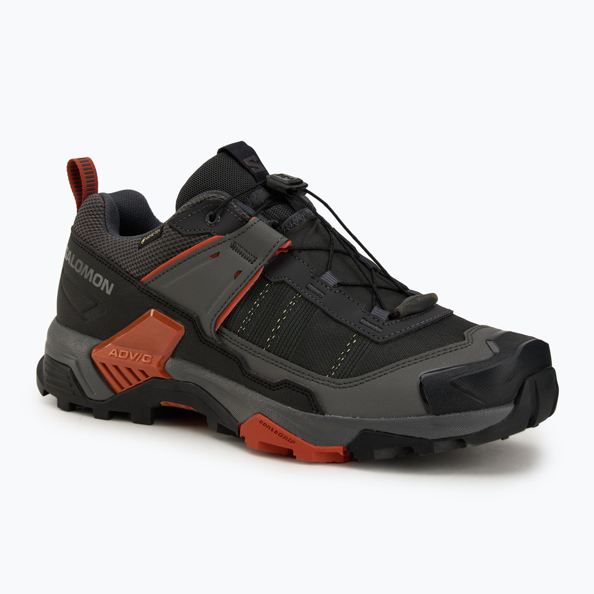 Pánske trekové topánky Salomon X ULTRA 5 GTX asphalt / castlerock / burnt ochre (X ULTRA 5 GTX L47797800)