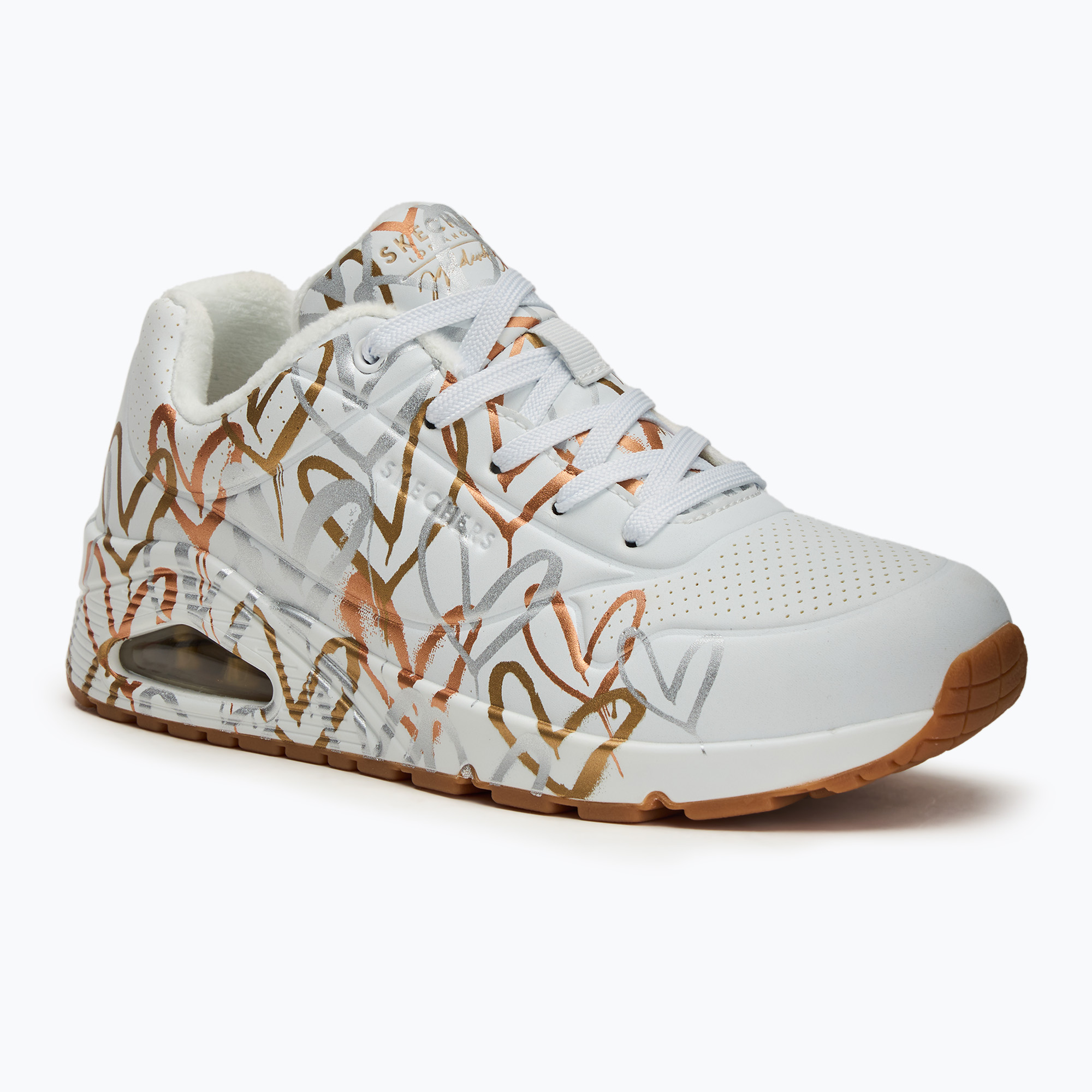 Dámska obuv SKECHERS Uno Metallic Love white/multicolor metallic (Uno Metallic Love 155523 WTGD)