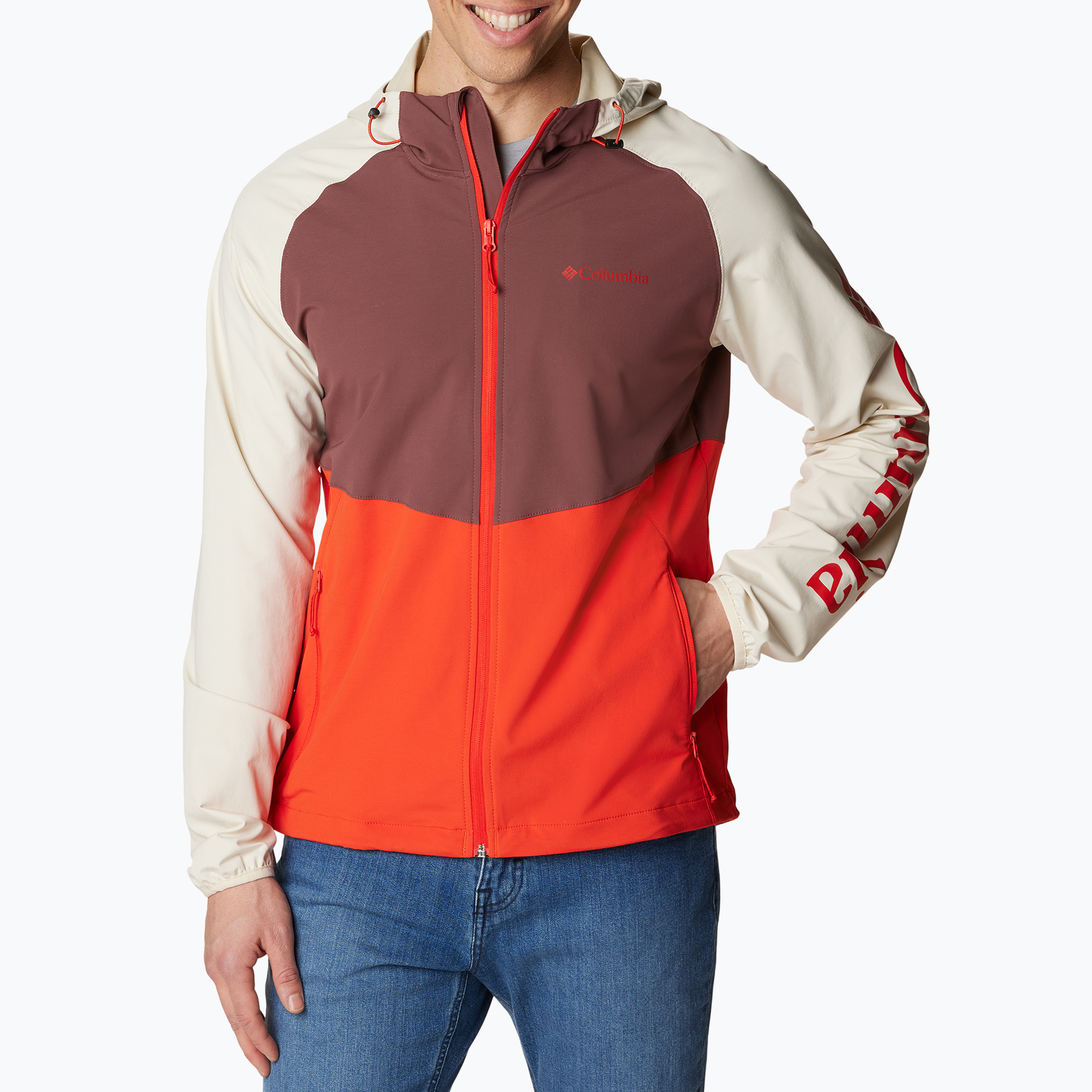 Columbia Panther Creek pánska softshellová bunda červená-maroon 1840711839 (Panther Creek 1840711839)