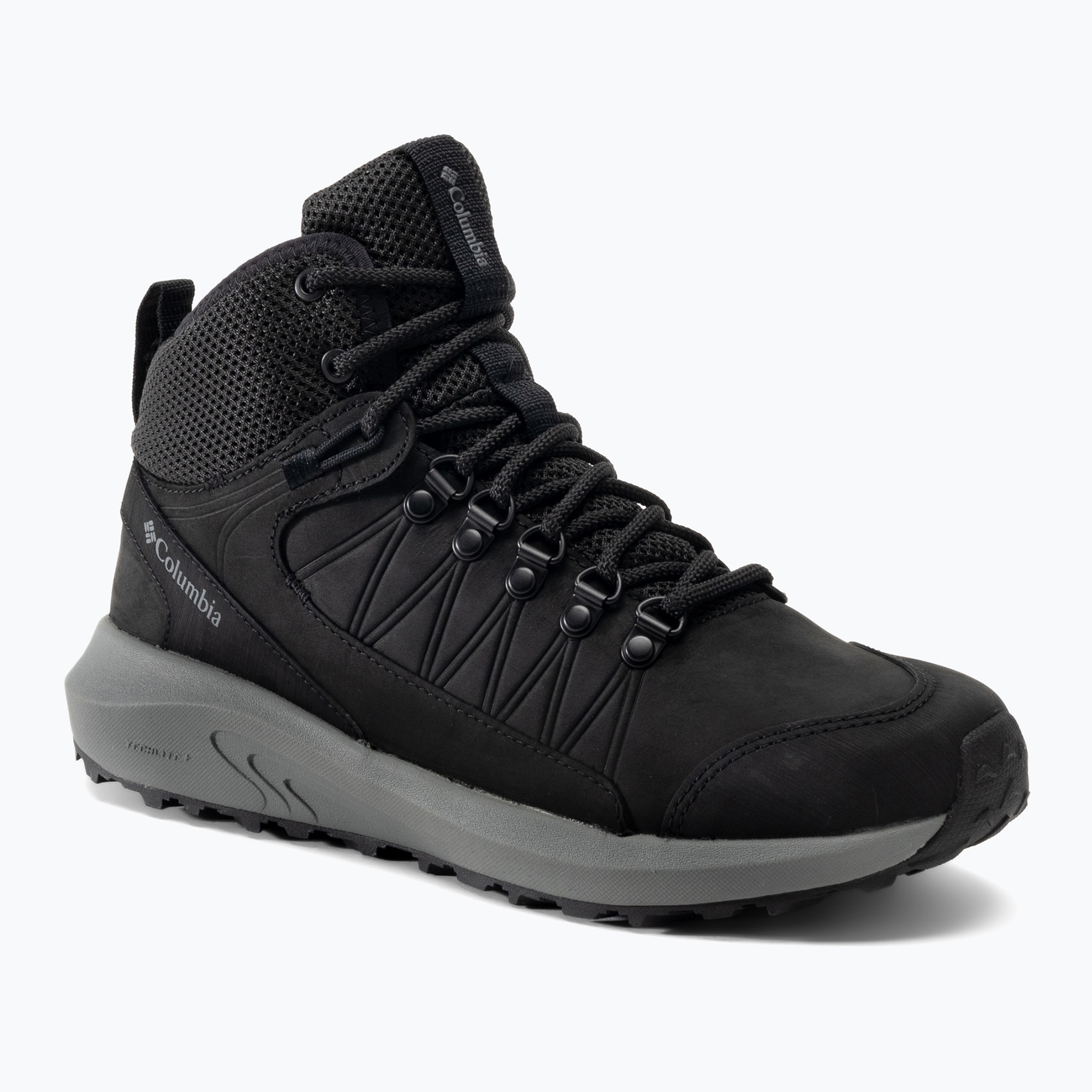Dámske trekové topánky Columbia Trailstorm Crest Mid WP black/ti grey steel (Trailstorm Crest Mid WP 2027261010)
