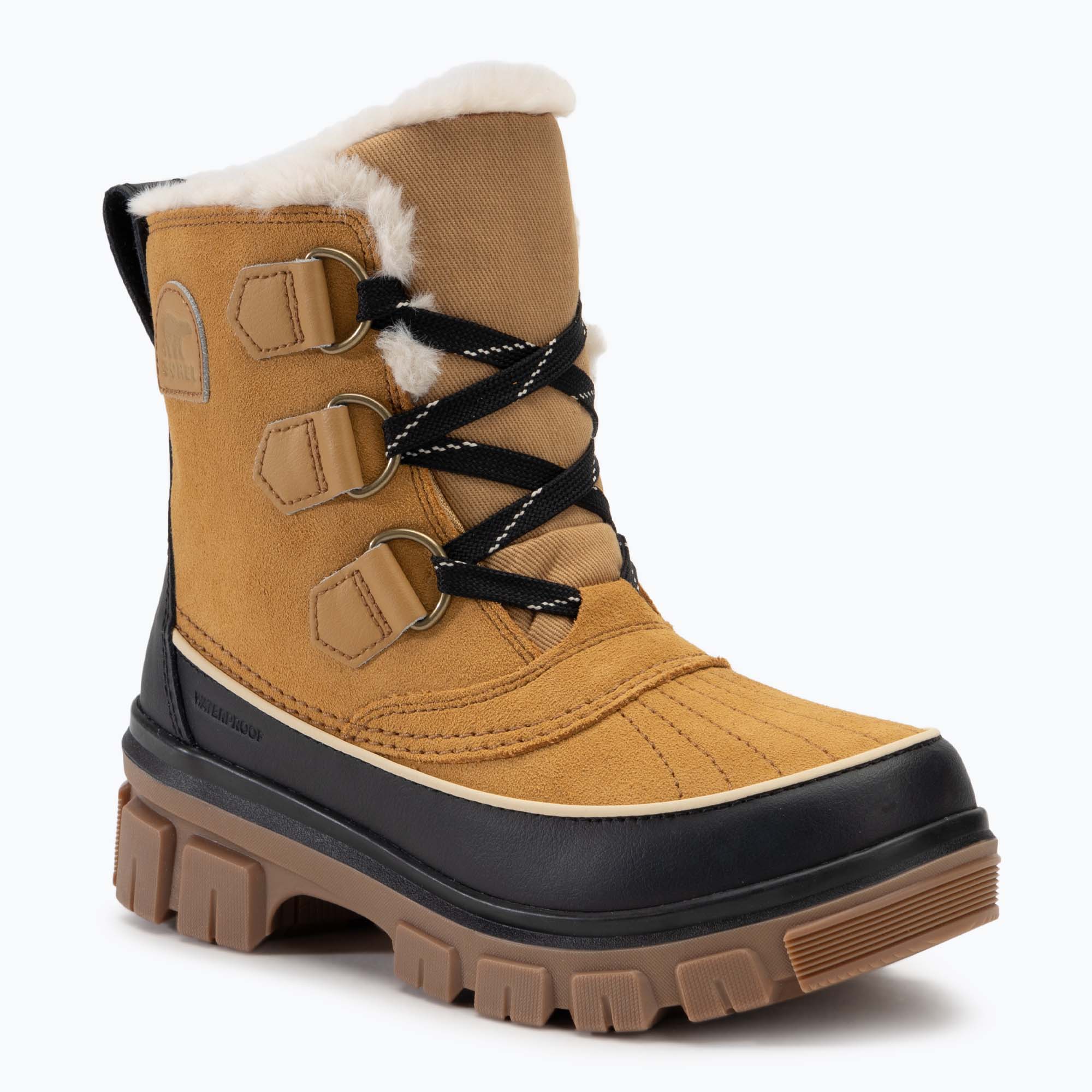 Dámske snehule Sorel Torino V WP Outdry curry/black (Torino V Wp Outdry 2106701373)