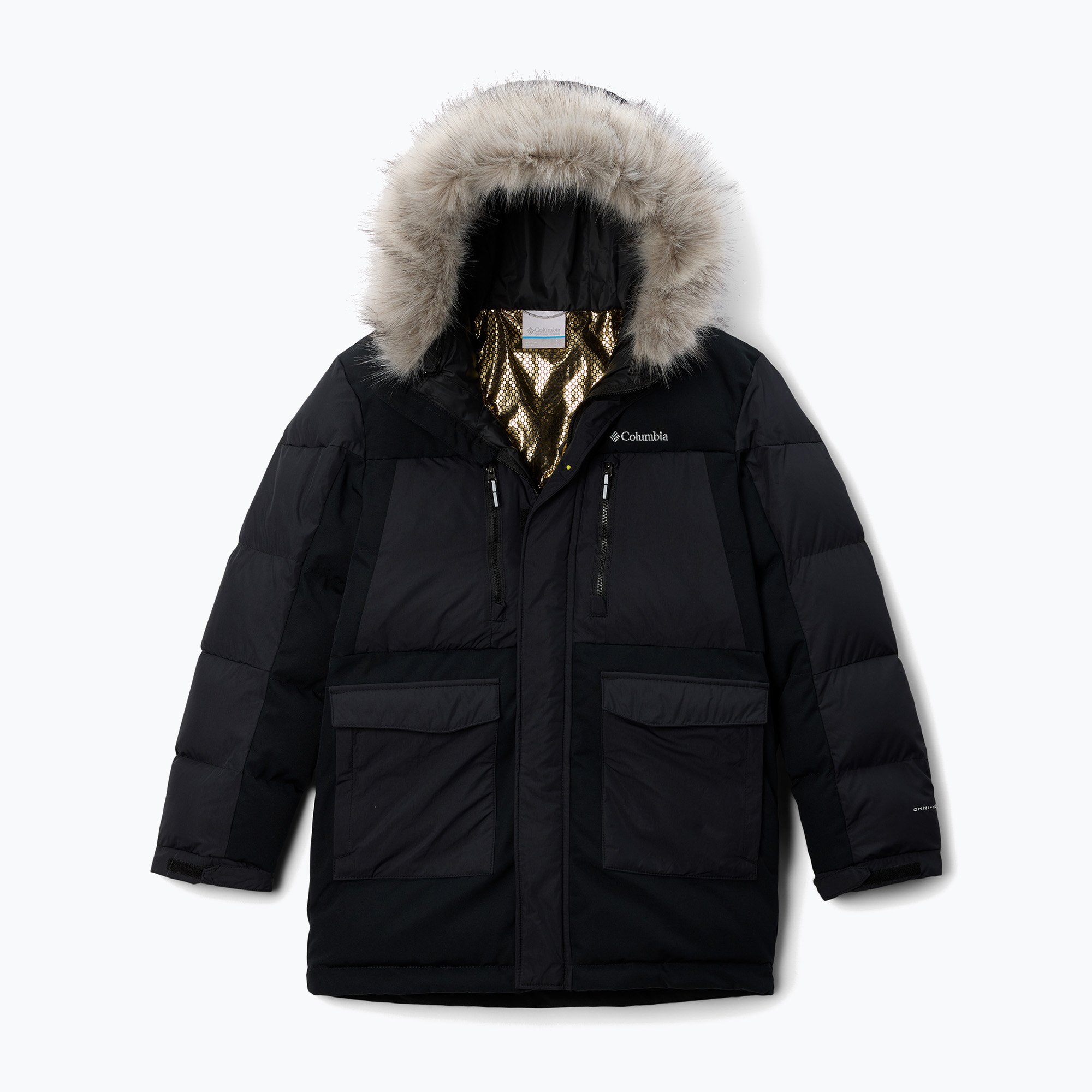 Detská oteplená bunda Columbia Boy's Marquam Peak Fusion II black (Boy's Marquam Peak Fusion II 2090201)