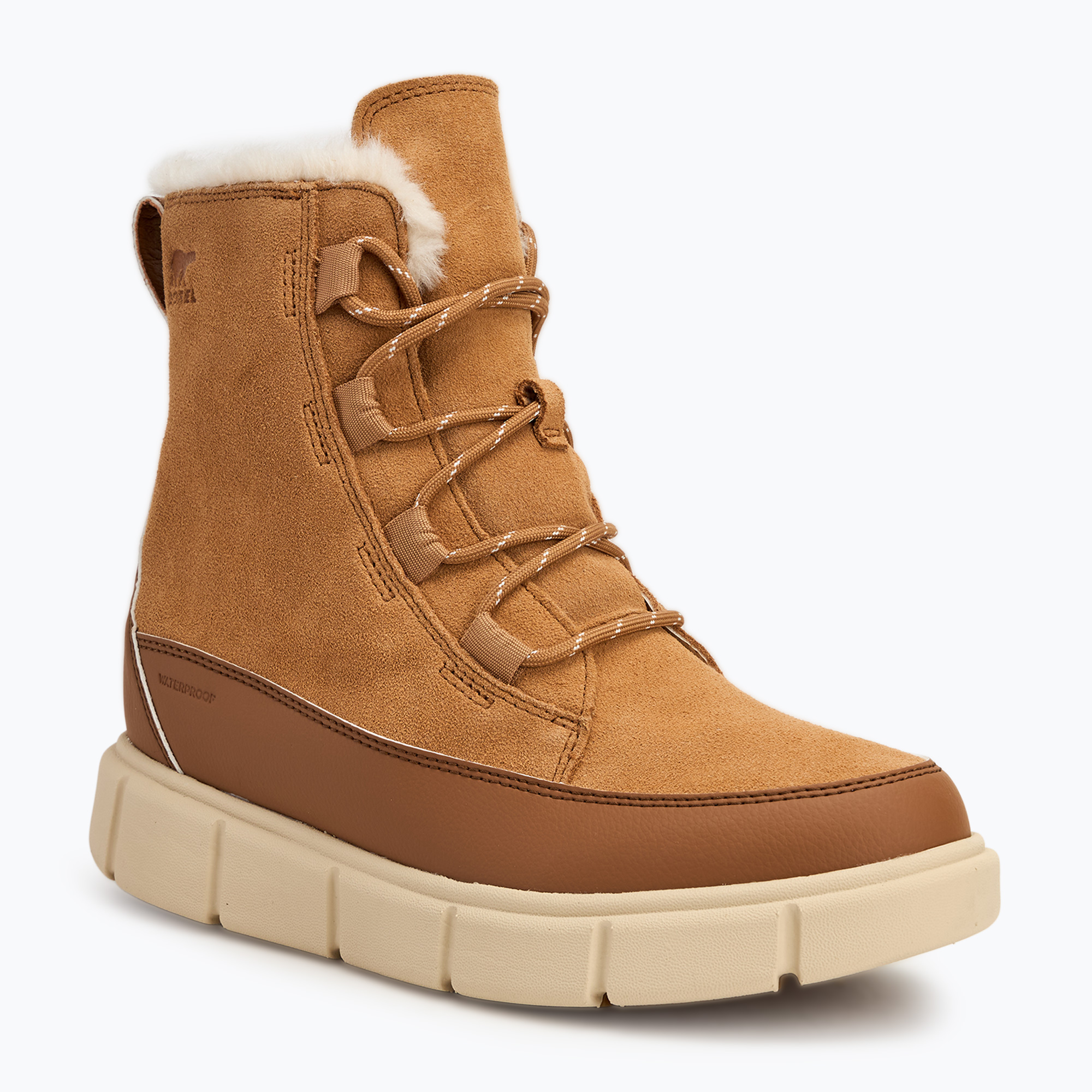 Detské snehule Sorel Youth Sorel Explorer III Lace tawny buff/bleached ceramic (Youth Sorel Explorer III Lace 2088511253)