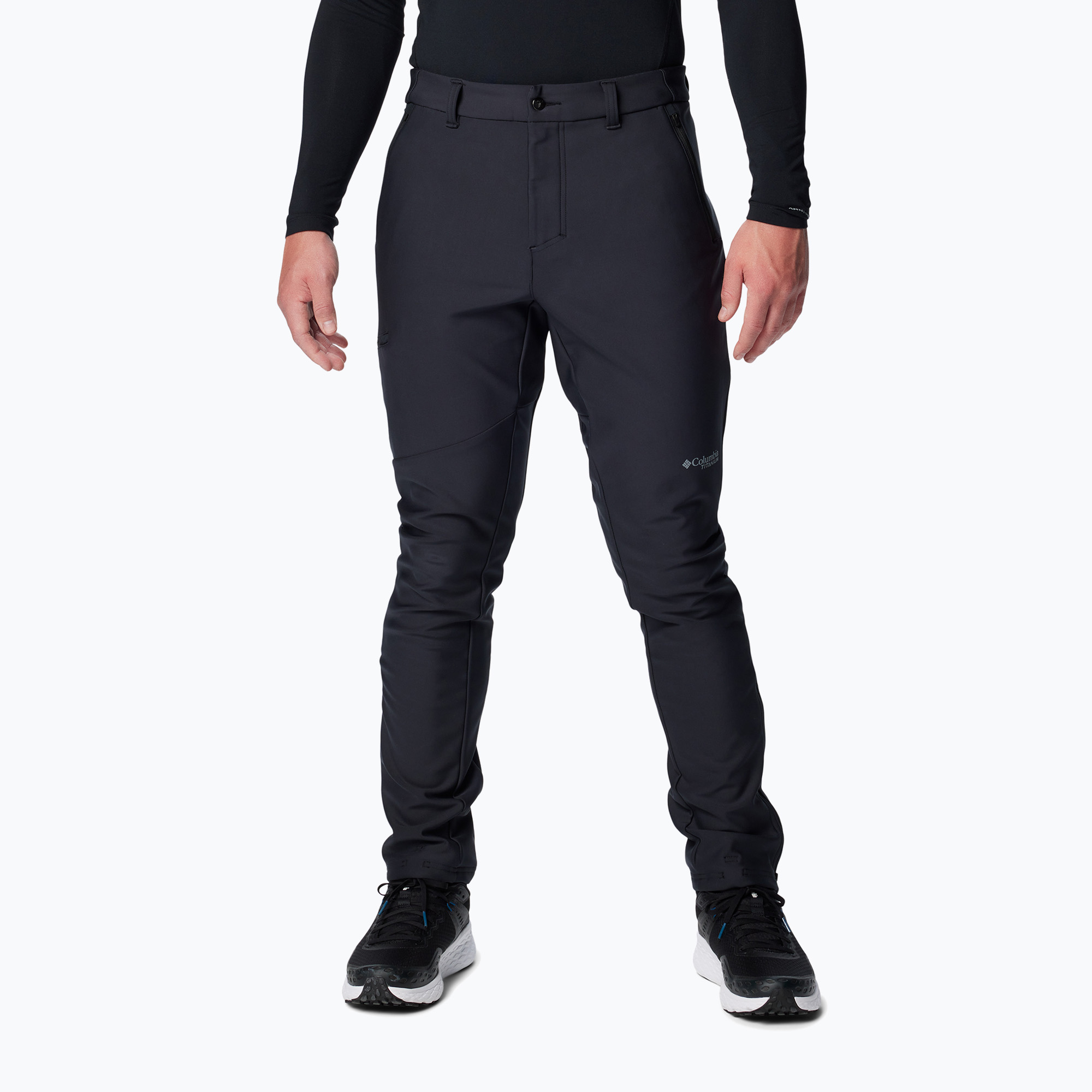 Pánske softshellové nohavice Columbia Vast Canyon black (Vast Canyon Softshell 2094944010)