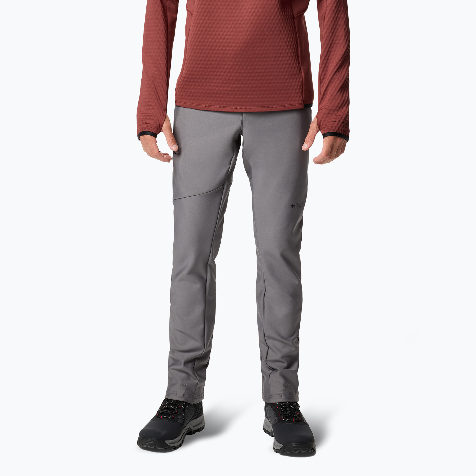 Pánske nohavice Columbia Vast Canyon Softshell city grey (Vast Canyon Softshell 2094944023)