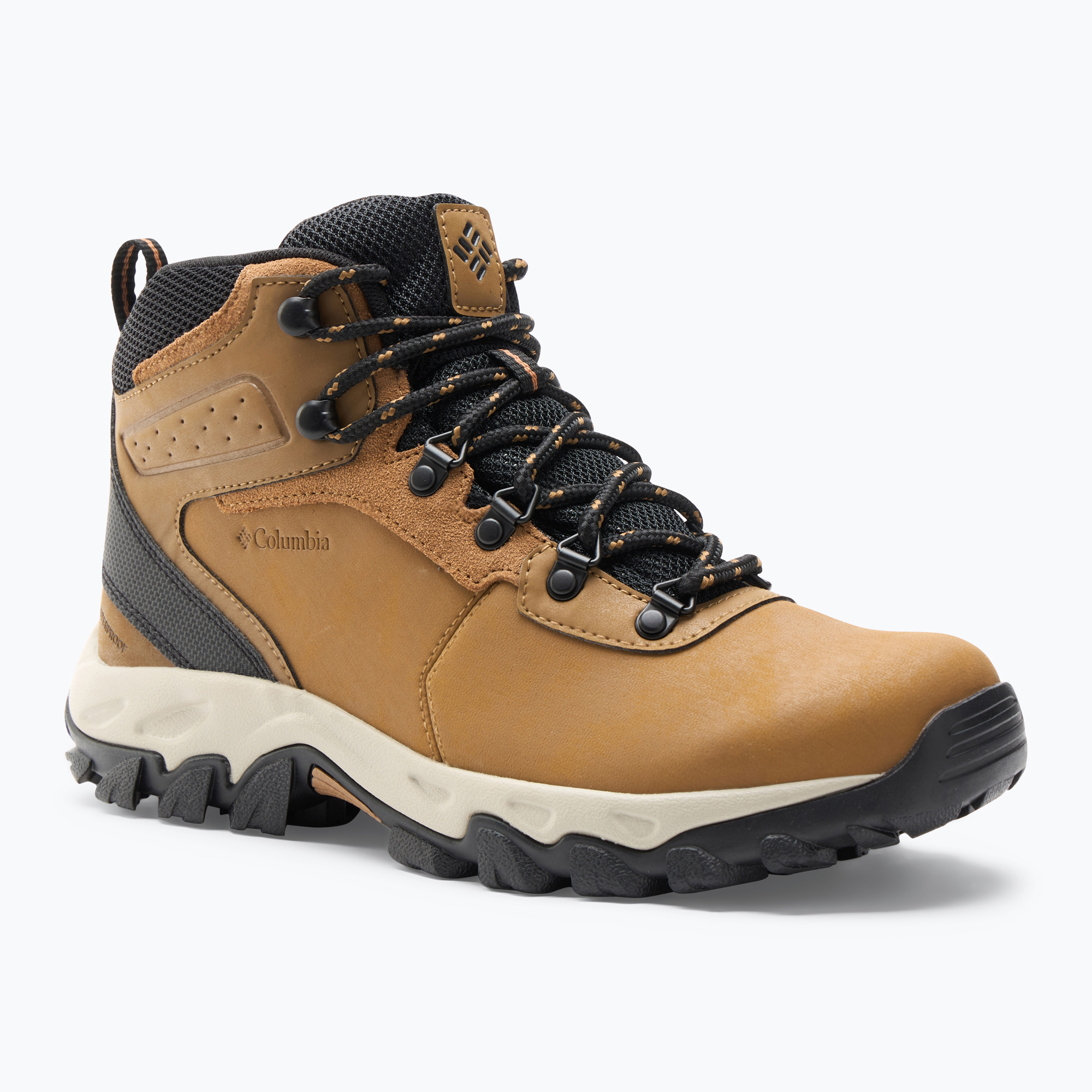 Pánske trekové topánky Columbia Newton Ridge Plus II Wp elk/black (Newton Ridge Plus II Wp 1594731)