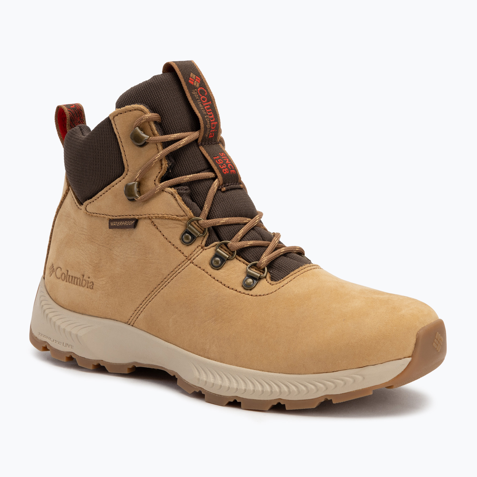 Pánska obuv Columbia Landroamer Explorer WP NB curry/ poppy red (Landroamer Explorer Wp Nb 2103871373)