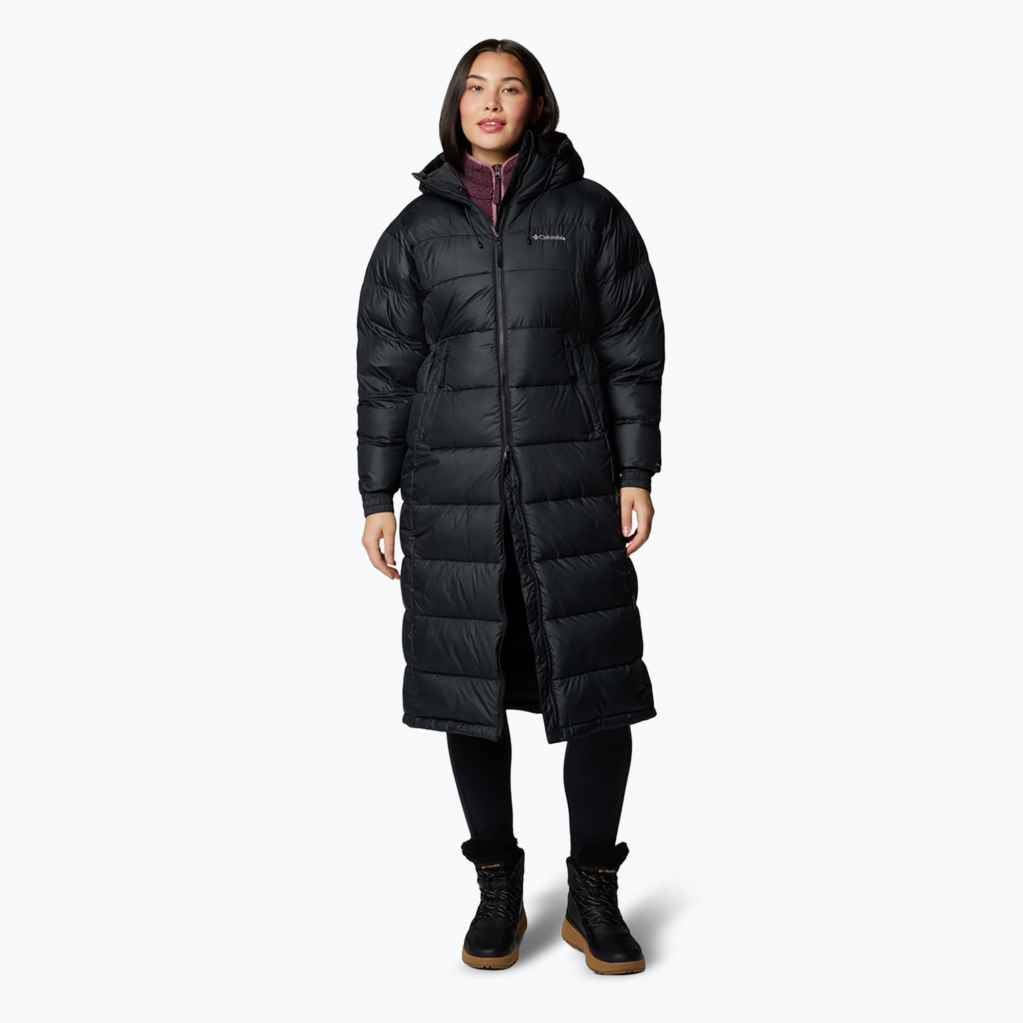 Dámsky páperový kabát Columbia Pike Lake II Long black 011 (Pike Lake II Long 2051351011)