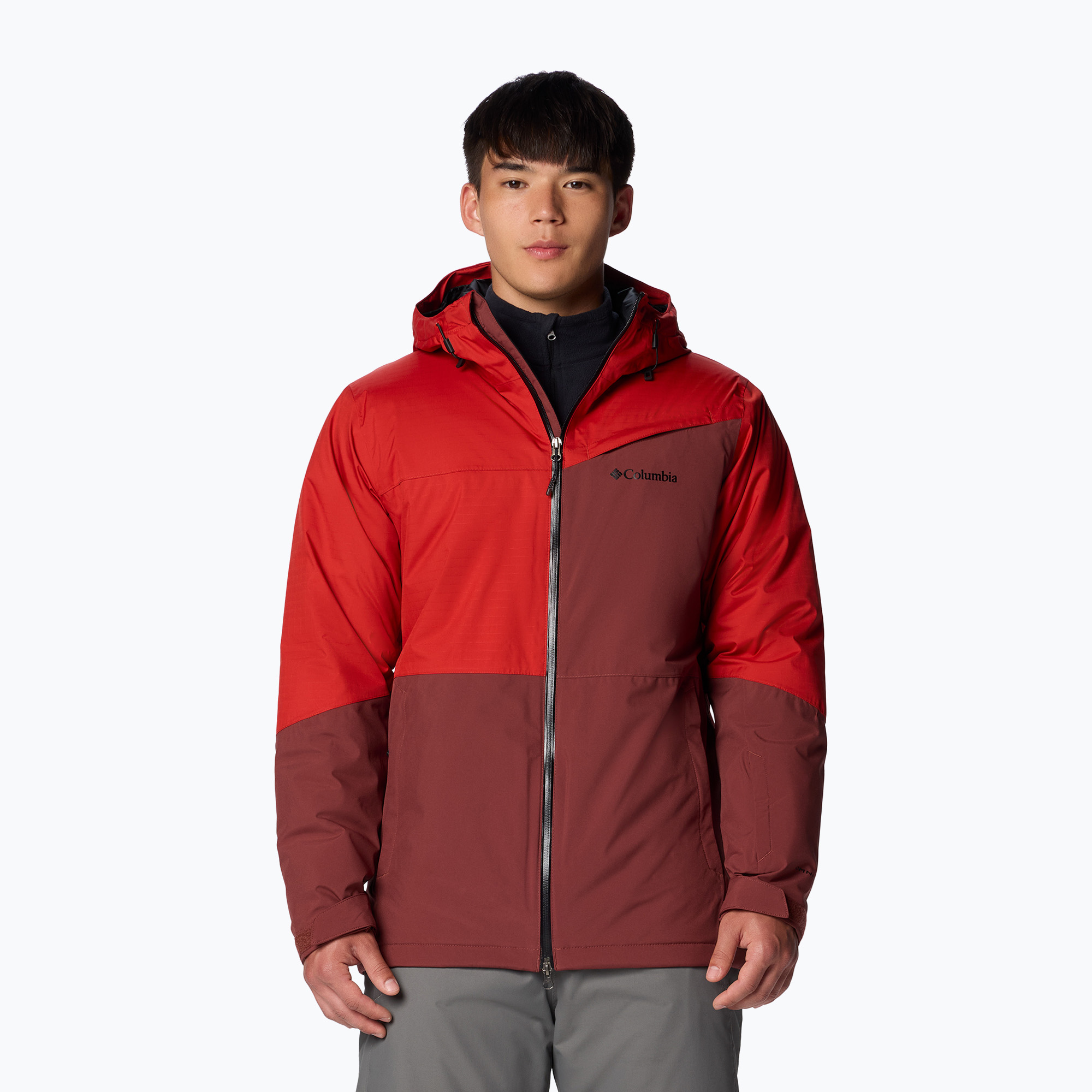 Pánska lyžiarska bunda Columbia Iceberg Point II spice/sail red (Iceberg Point II 2113941681)