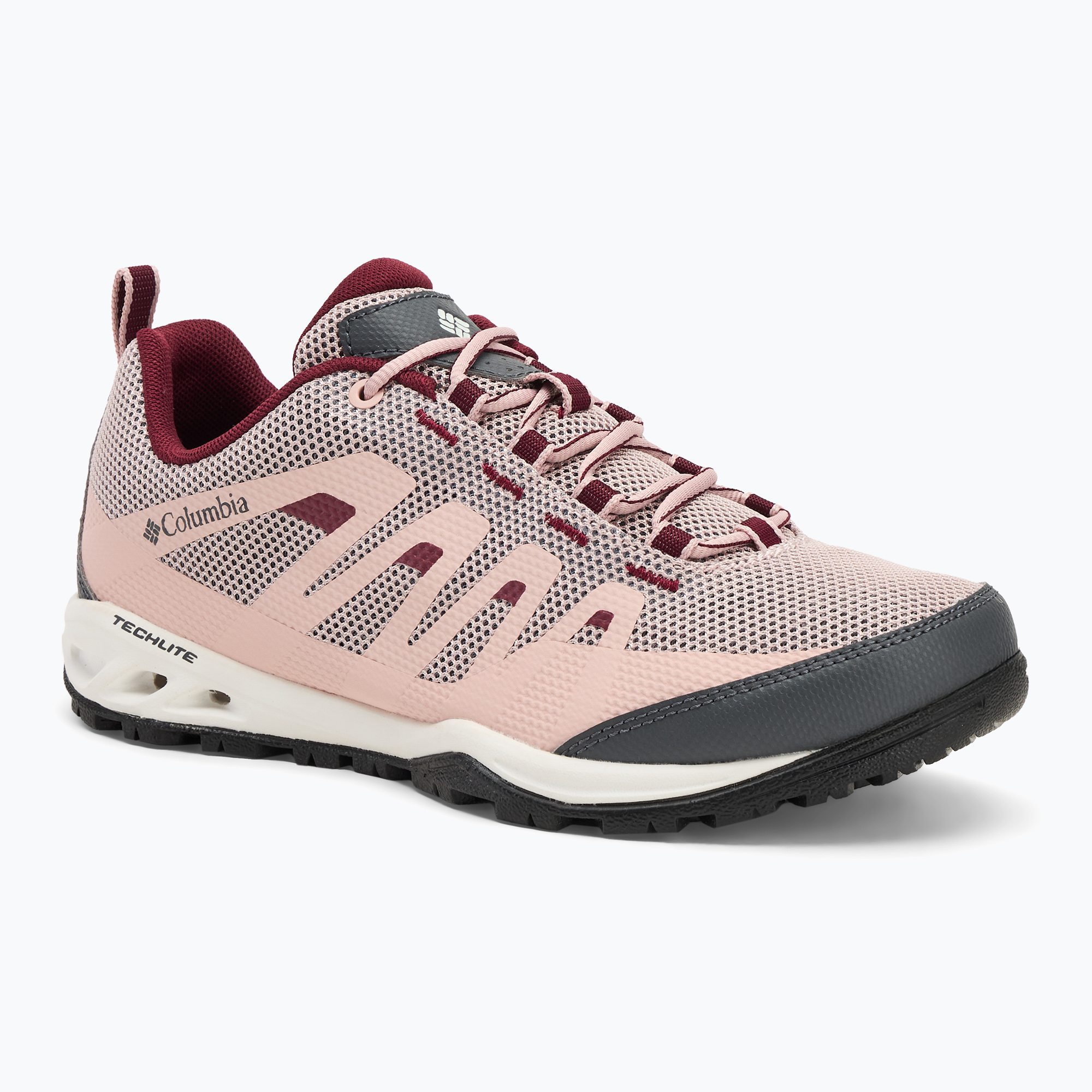 Dámske turistické topánky Columbia Vapor Vent icy pink haze/chlanti (Vapor Vent 329 1718711655)