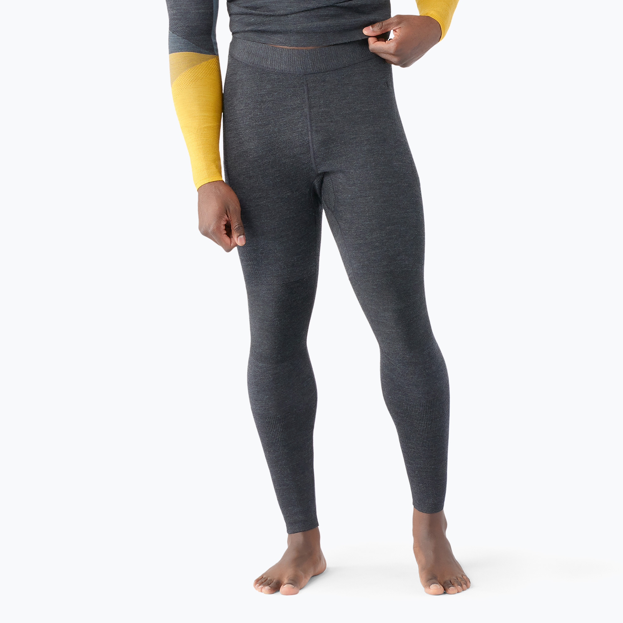 Pánske termoaktívne nohavice Smartwool Intraknit Thermal Merino Baselayer charcoal heather black (Intraknit Thermal Merino Baselayer SW016829011)