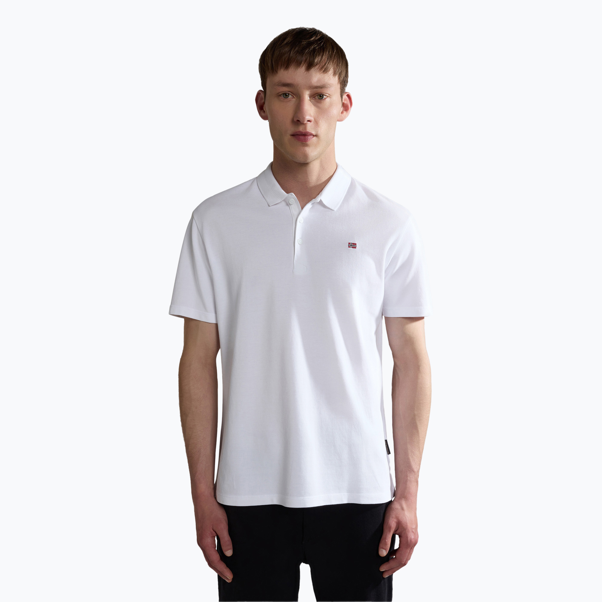 Pánske polo tričko Napapijri Ealis brightwhite (Ealis NP0A4H8B0021)