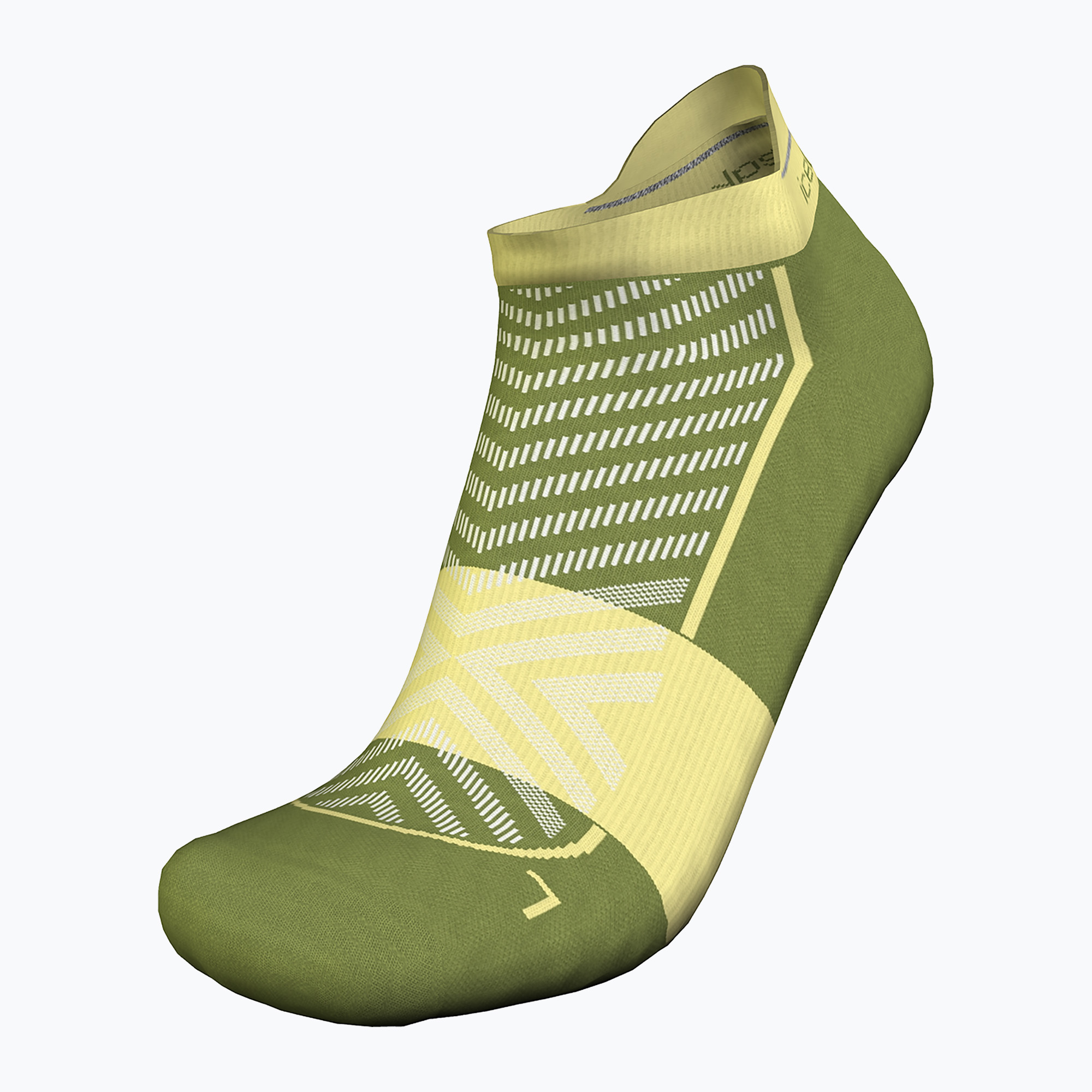 Dámske bežecké ponožky Icebreaker Merino Run+ Ultralight Micro olive/cirtine