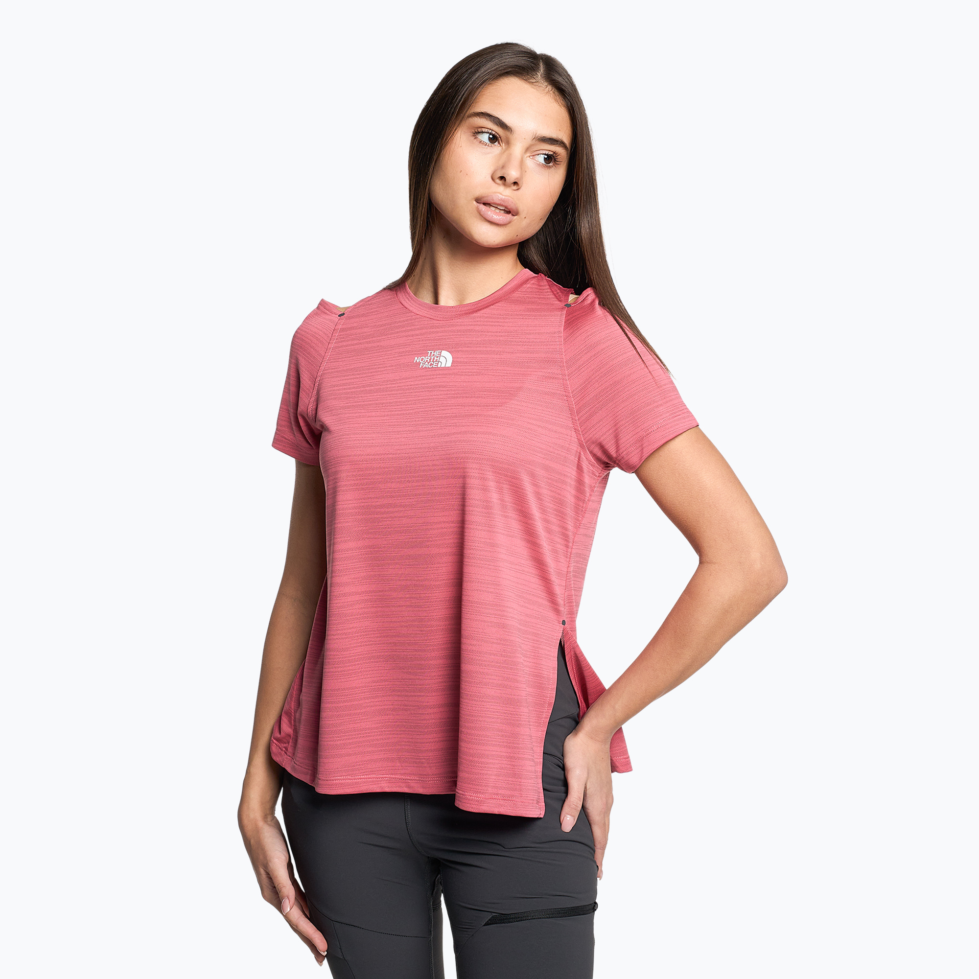 Dámske trekingové tričko The North Face AO Tee pink NF0A8267IS51 (AO Tee NF0A8267IS51)