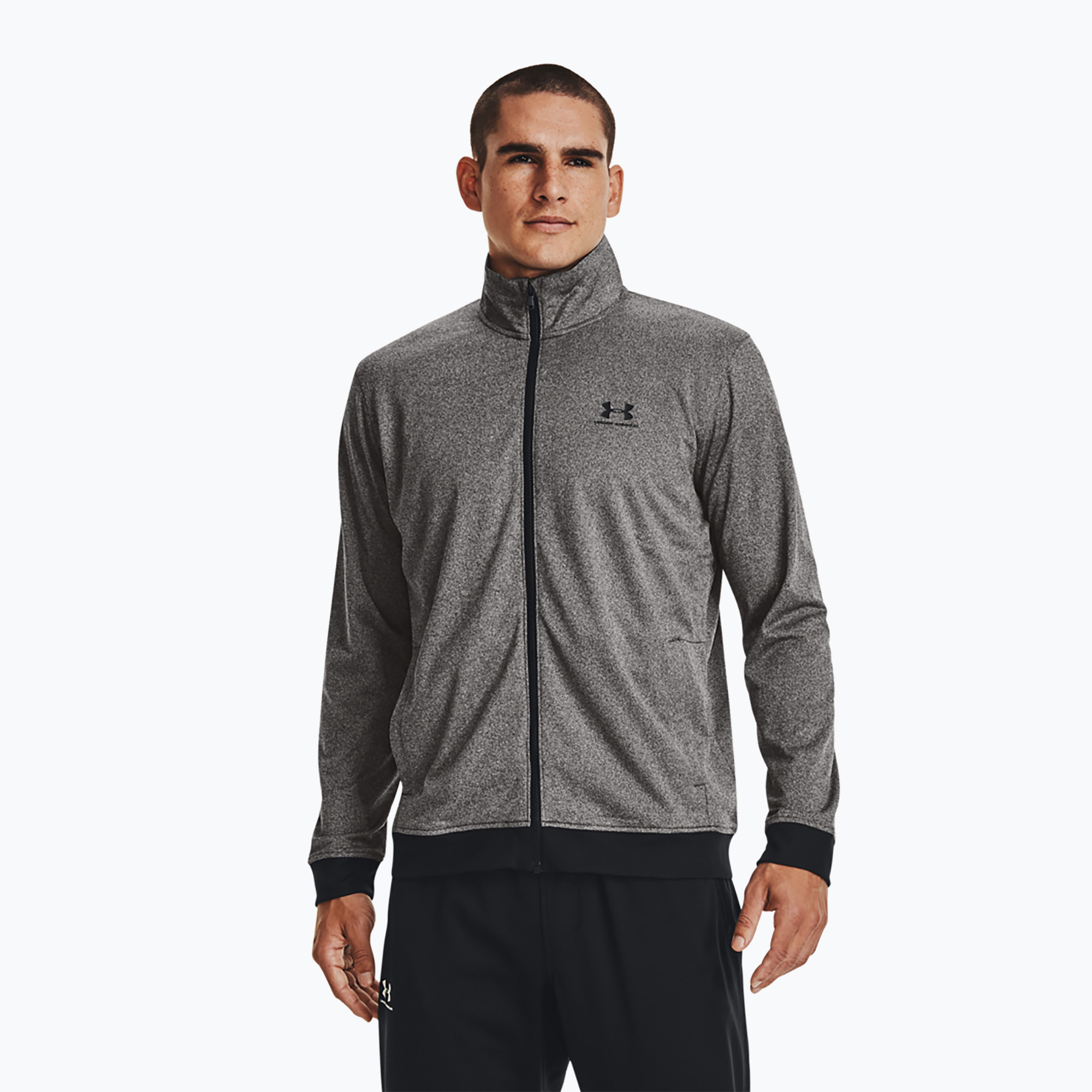 Under Armour Sportstyle Tricot šedá pánska tréningová mikina 1329293 (Sportstyle Tricot 1329293-090)
