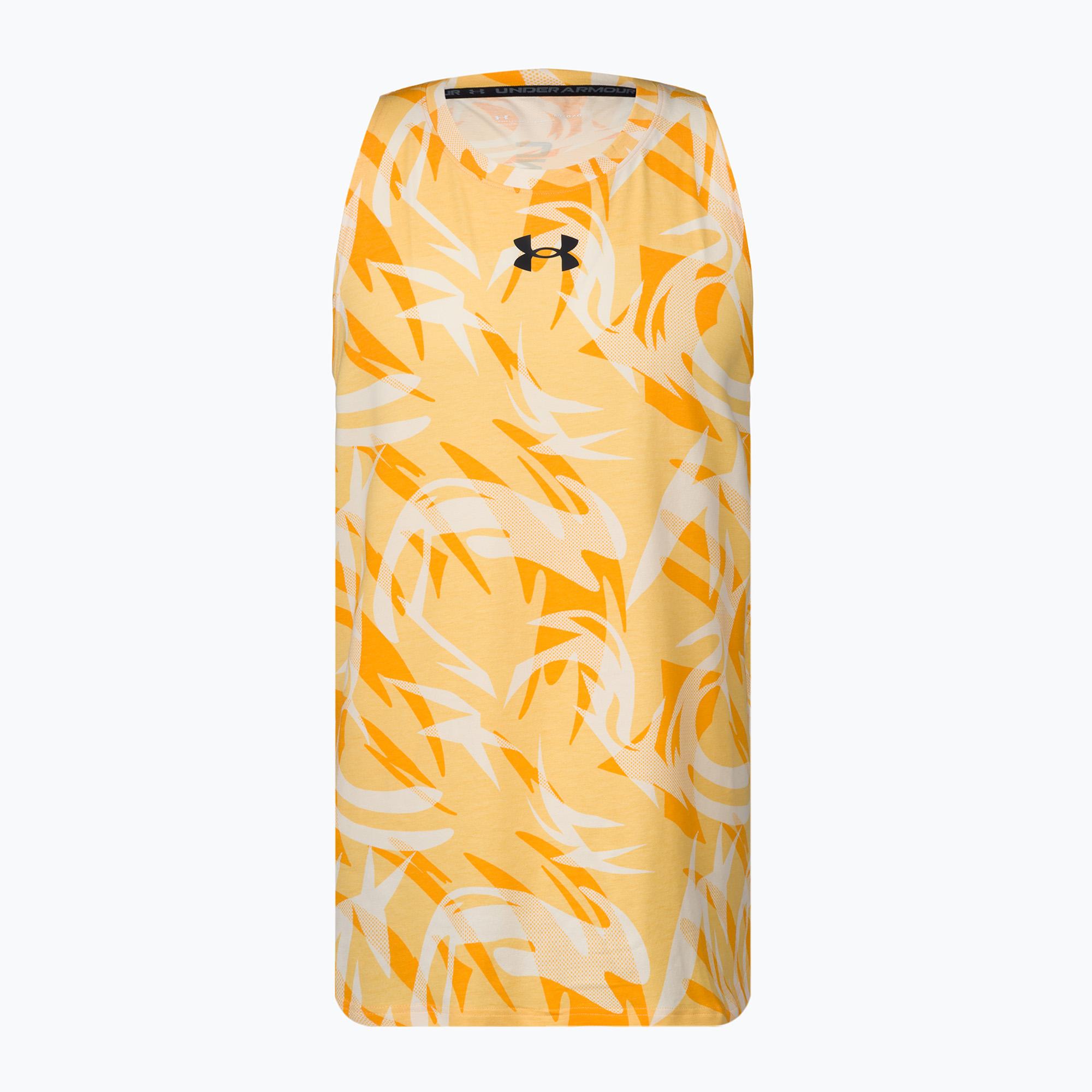 Pánsky basketbalový dres Under Armour Baseline Printed Tank 782 oranžový 137239-782-LG
