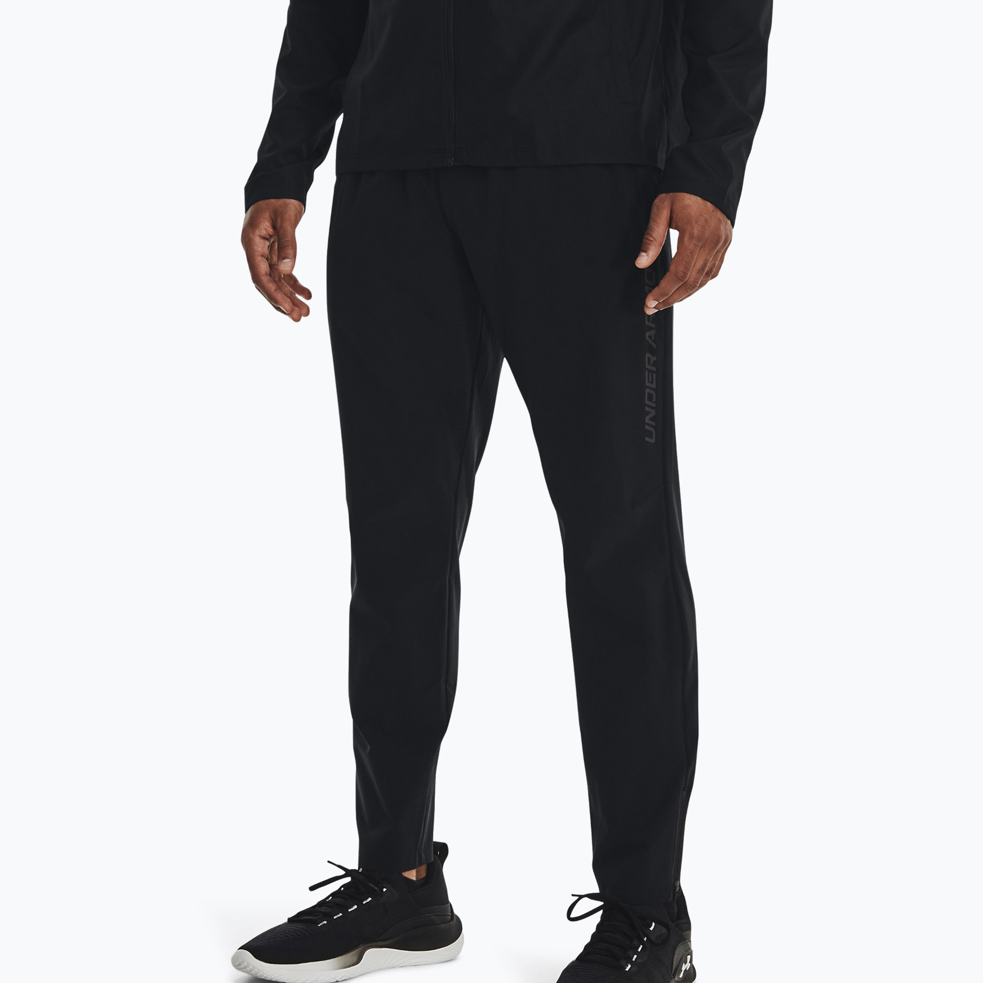 Under Armour Storm Run pánske bežecké nohavice čierne 1376800 (Storm Run 1376800-001)