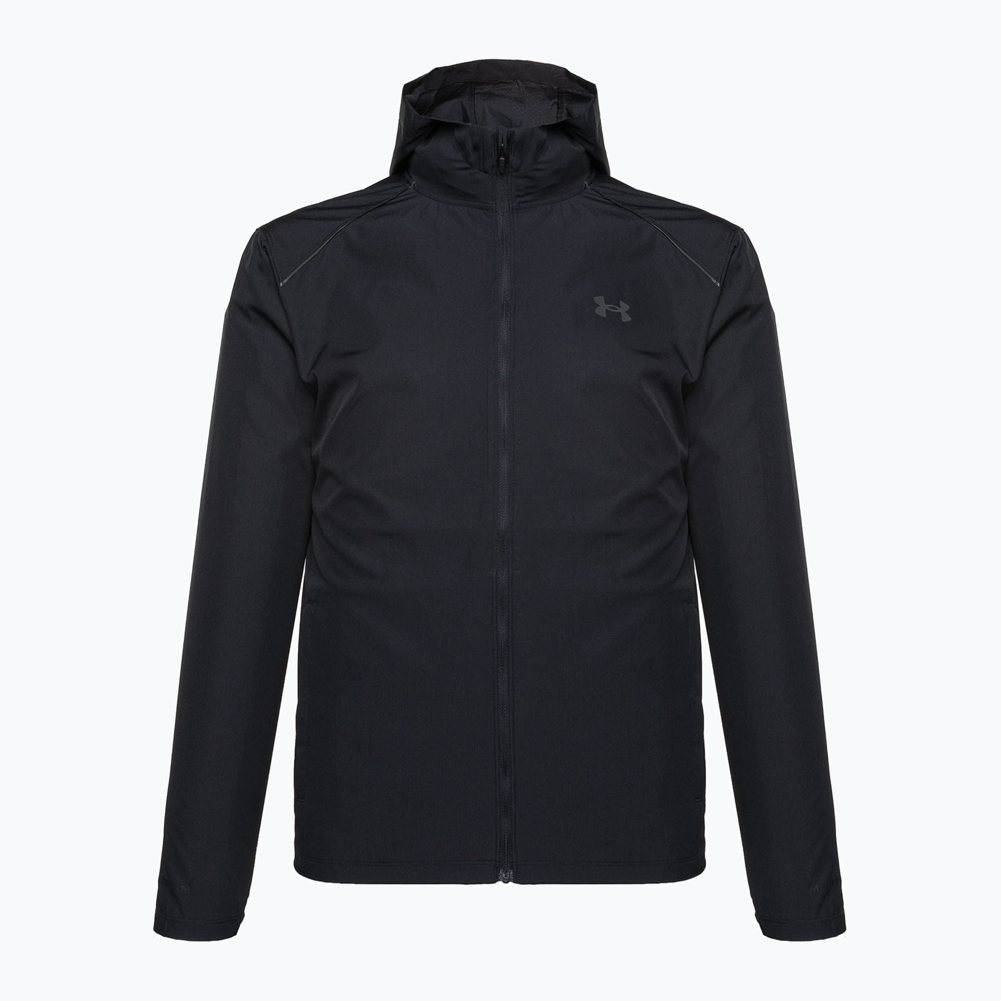 Under Armour Storm Run Pánska bežecká bunda s kapucňou čierna 1376795 (Storm Run Hooded 1376795)