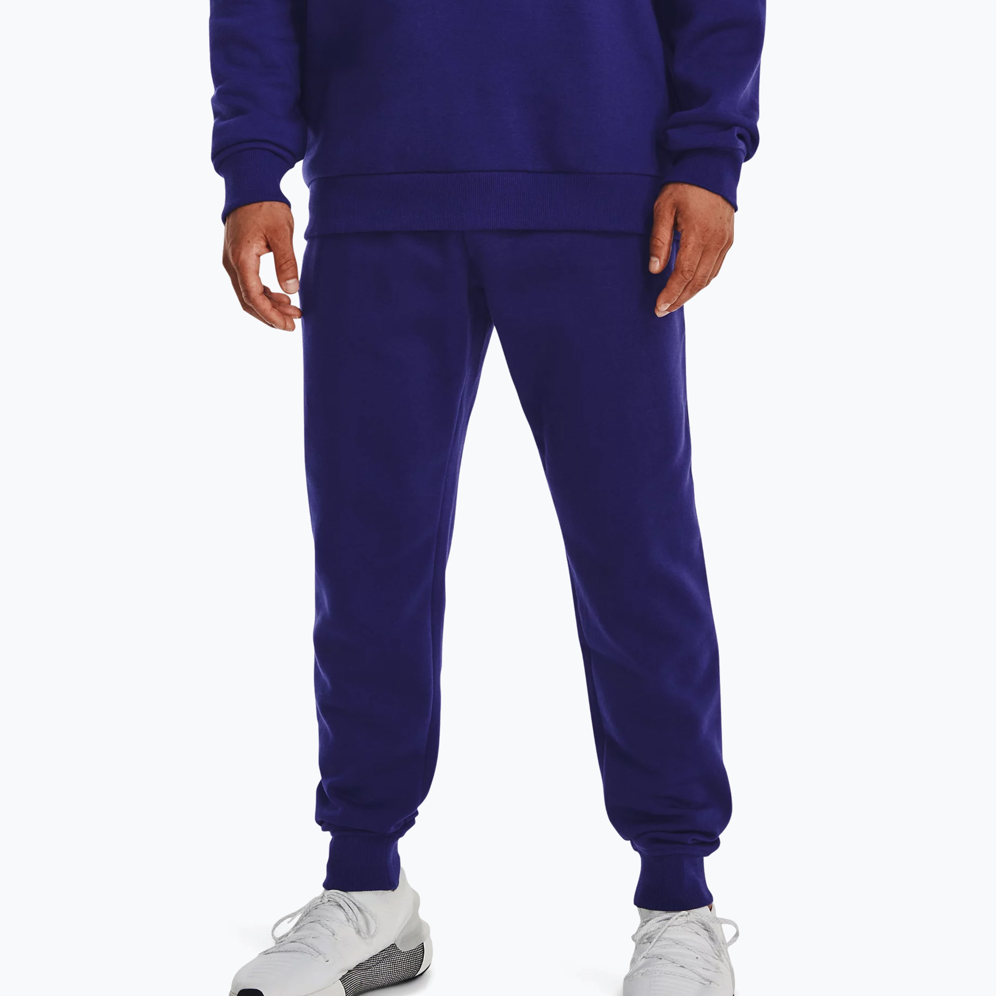 Under Armour pánske tréningové nohavice Rival Fleece Joggers navy blue 1357128 (Rival Fleece Joggers 1357128)