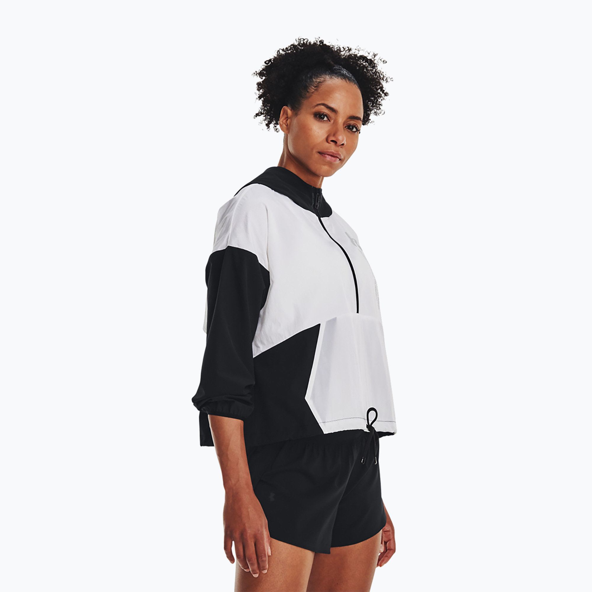 Dámska tréningová bunda Under Armour Woven Graphic black and white 1377550