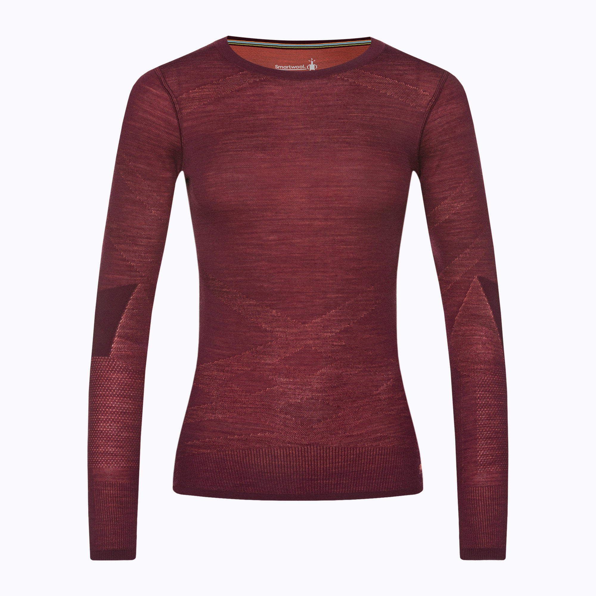 Dámske termo tričko Smartwool Intraknit Merino 200 Crew bordová 19284 (Intraknit Merino 200 Crew SW019284K17)