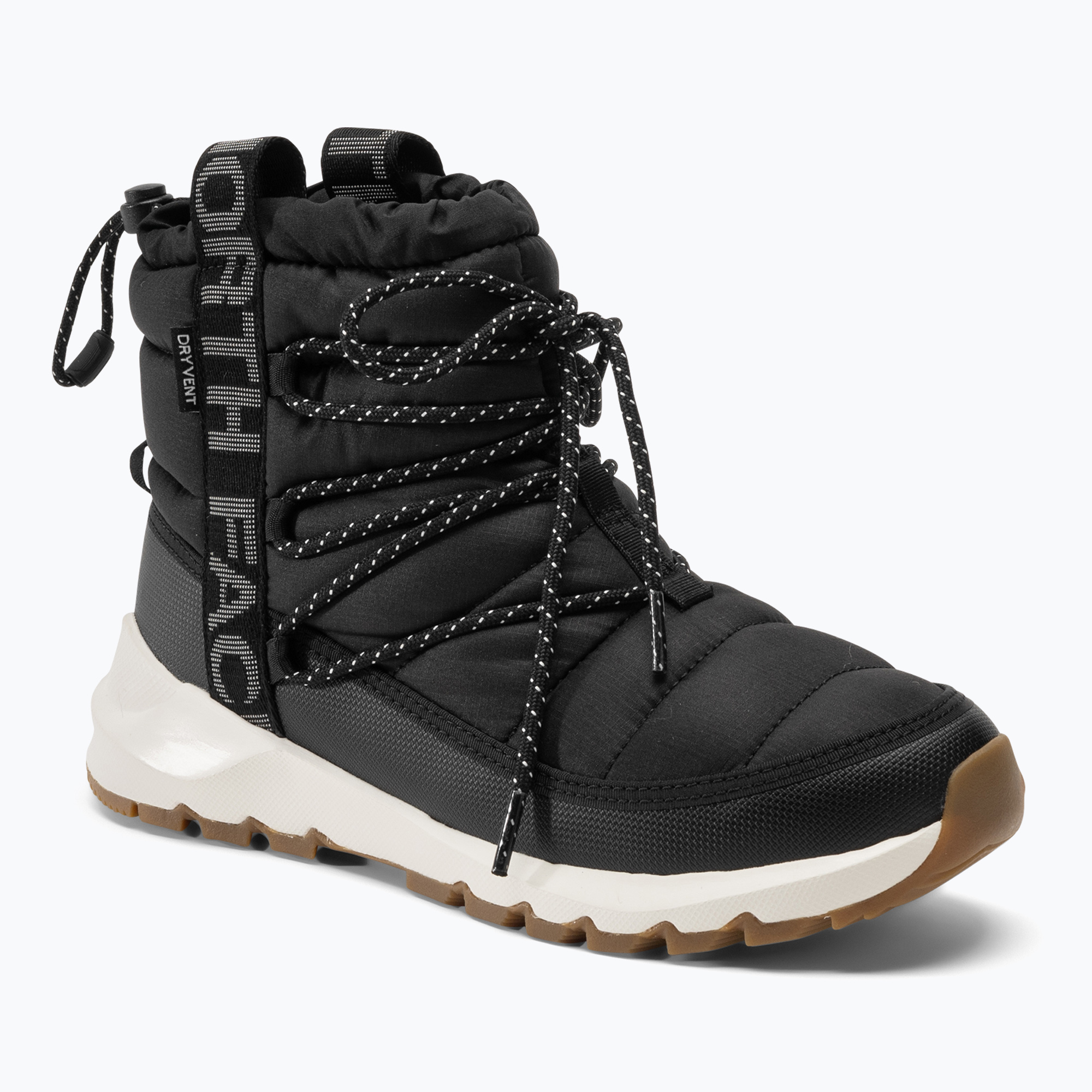 Dámske trekové topánky The North Face Thermoball Lace Up black/gardenia white (Thermoball Lace Up NF0A5LWDR0G1)