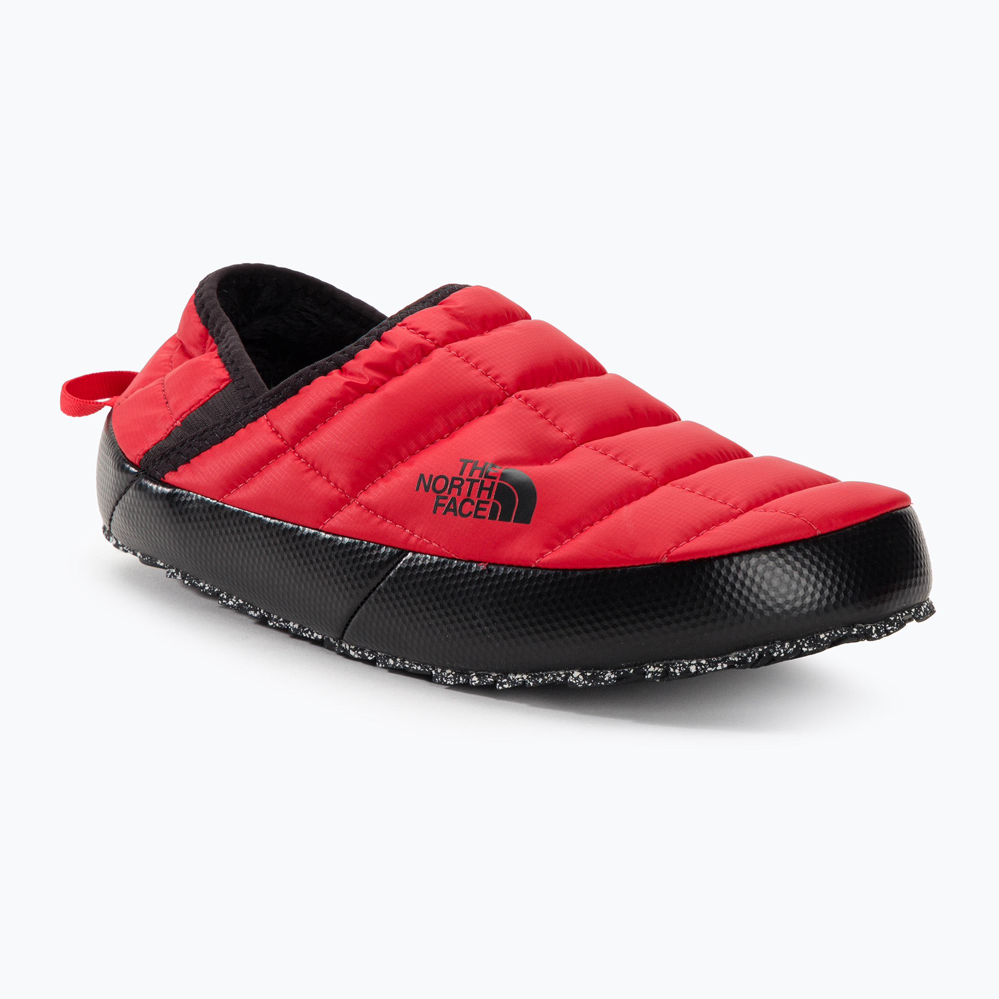 Pánske zimné papuče The North Face Thermoball Traction Mule V red/black (Thermoball Traction Mule V NF0A3UZNKZ31)