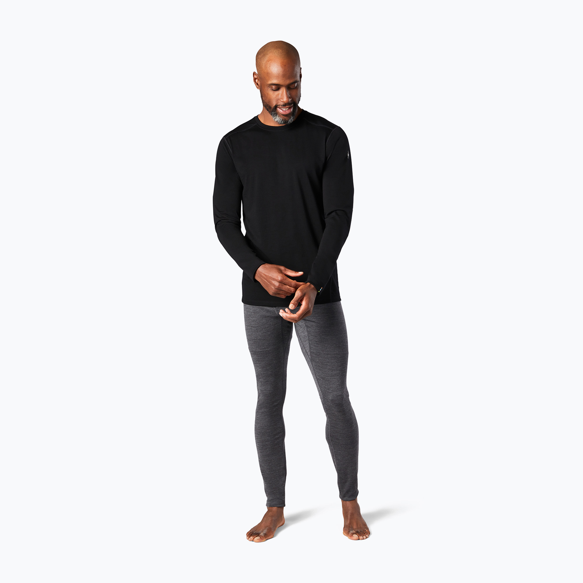 Pánske tričko Smartwool Classic All-Season Merino Baselayer Boxed black (Classic All-Season Merino Baselayer Boxed 16953)