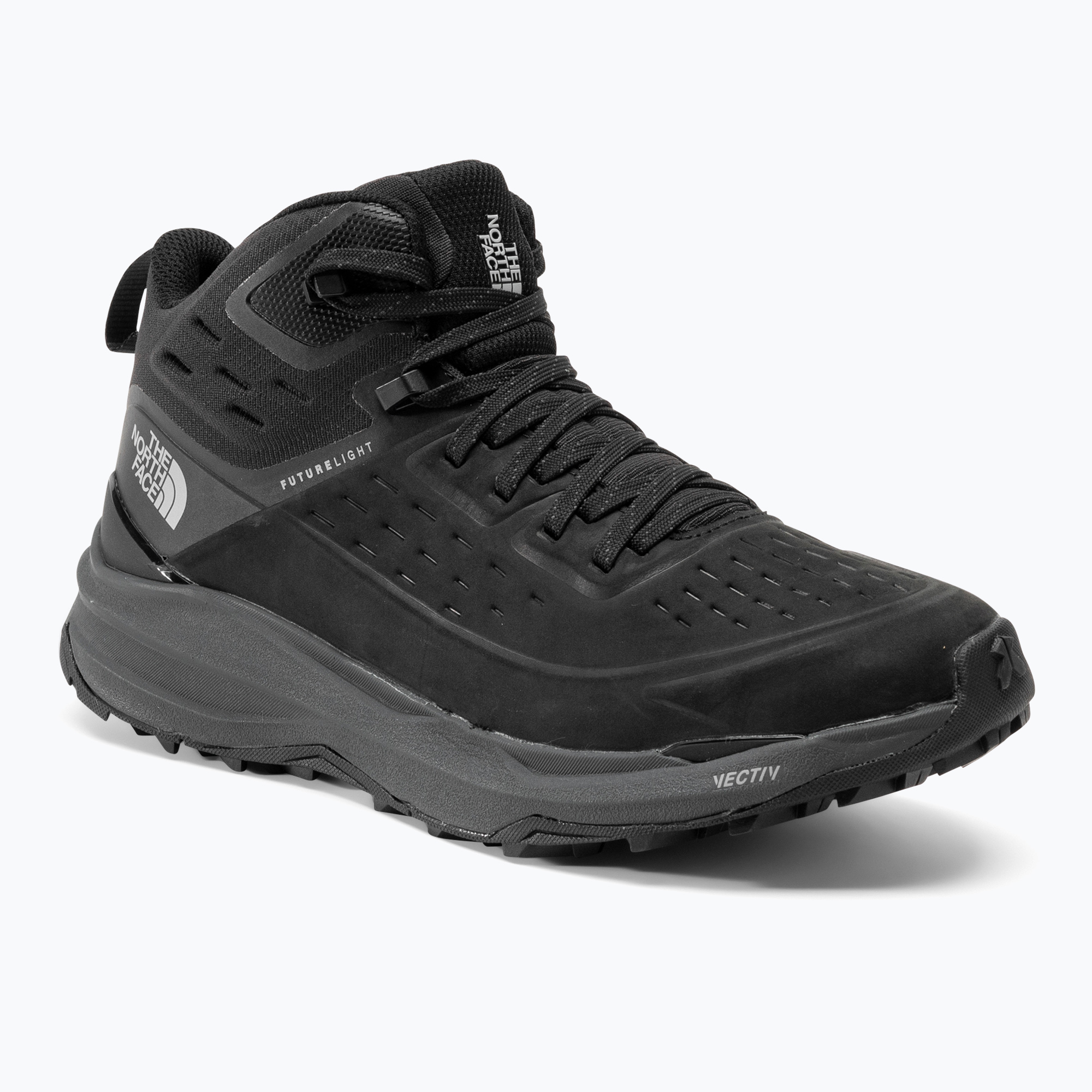 Pánske trekové topánky The North Face Vectiv Exploris 2 Mid Futurelight Lthr black/vanadis grey (Vectiv Exploris 2 Mid Futurelight Lthr NF0A7W4XNY71)