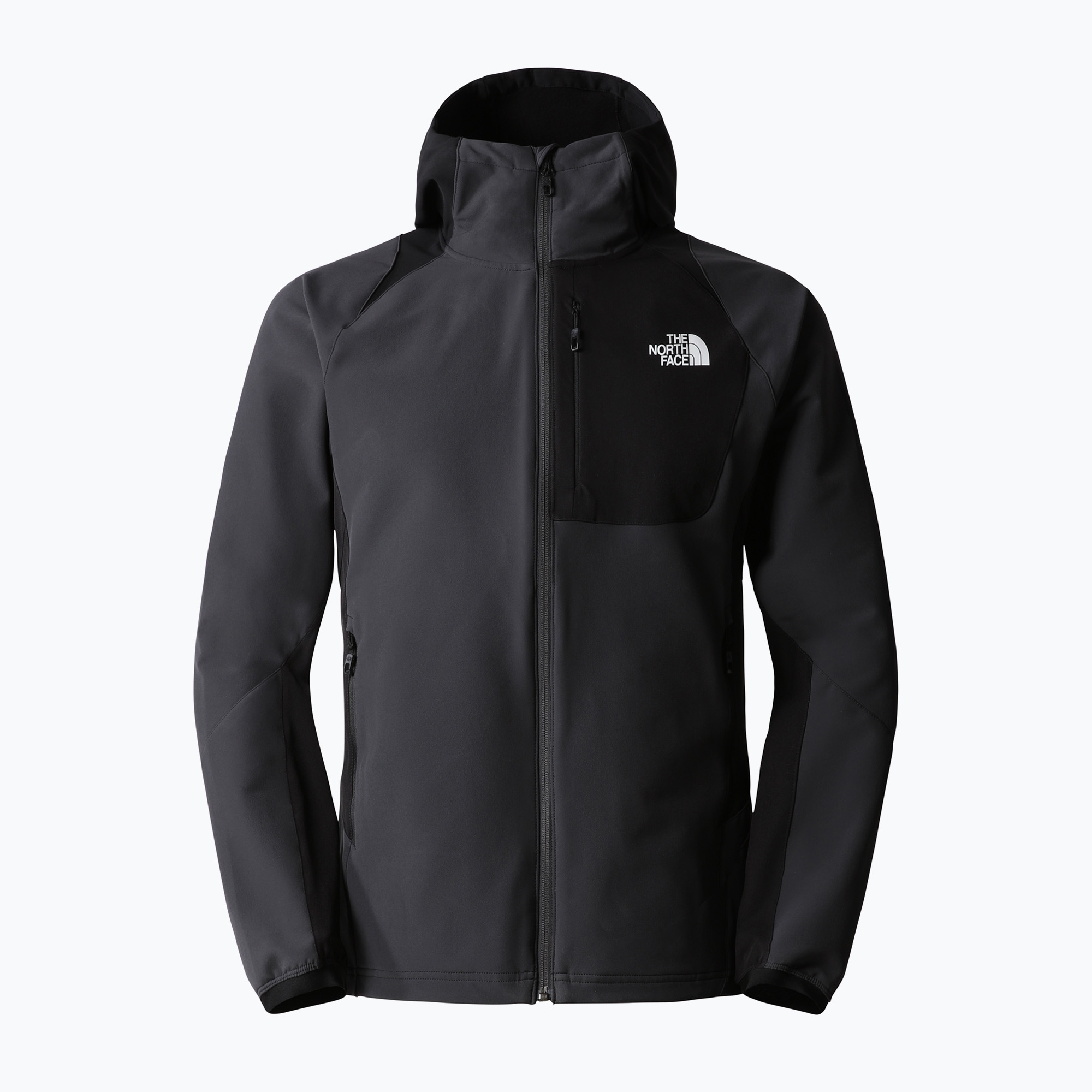 Pánska softshellová bunda The North Face AO Softshell Hoodie grey NF0A7ZF5TLY1