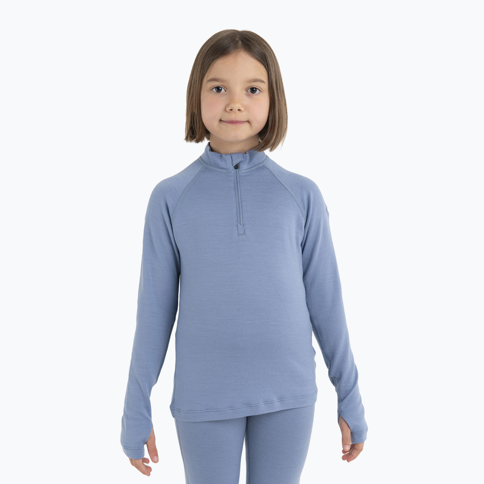 Detská termo mikina Icebreaker 260 Tech kyanite (Kids 260 Tech IB1044998851)